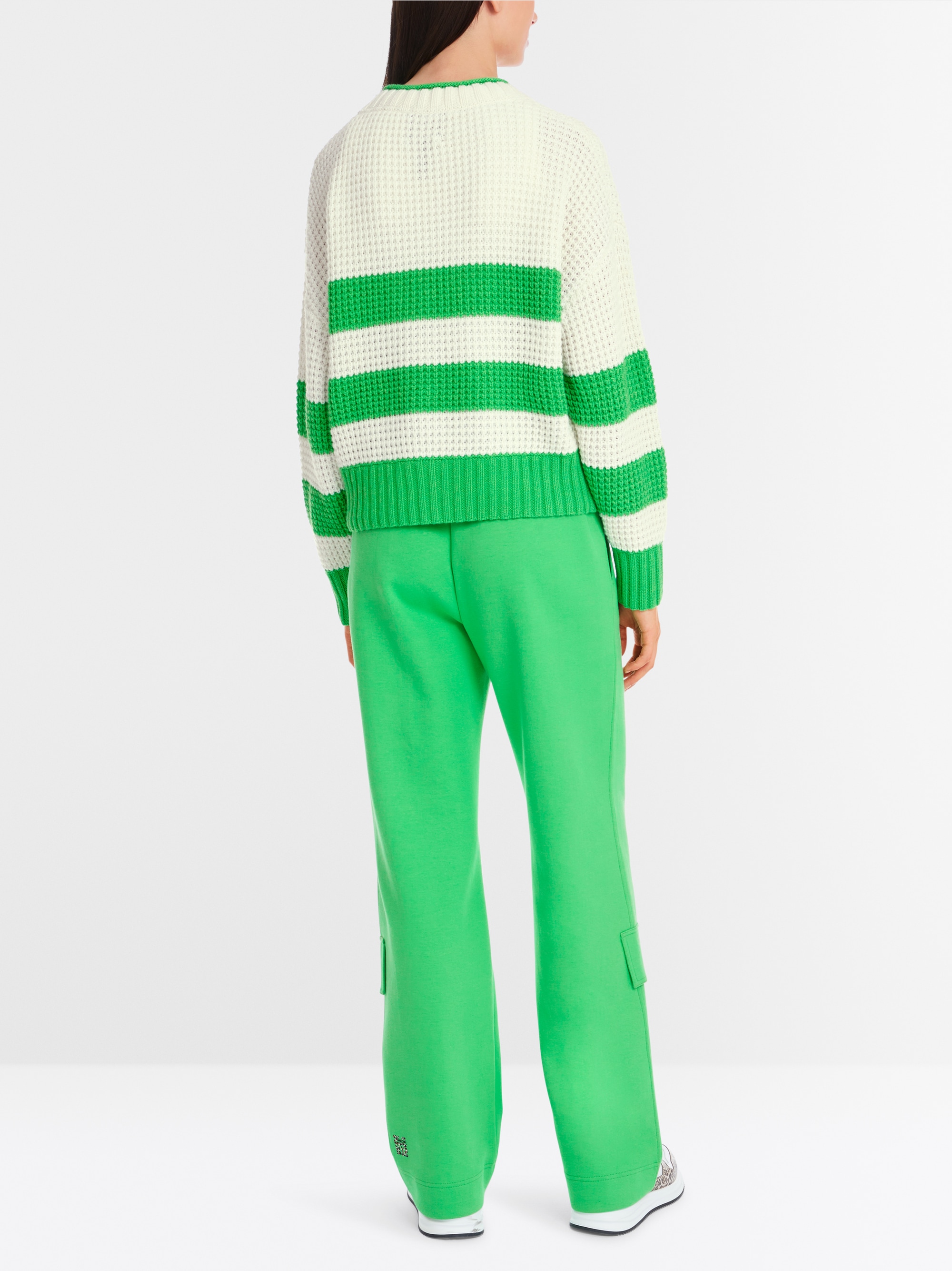 Marc-Cain Striped cardigan – Knitted in Germany