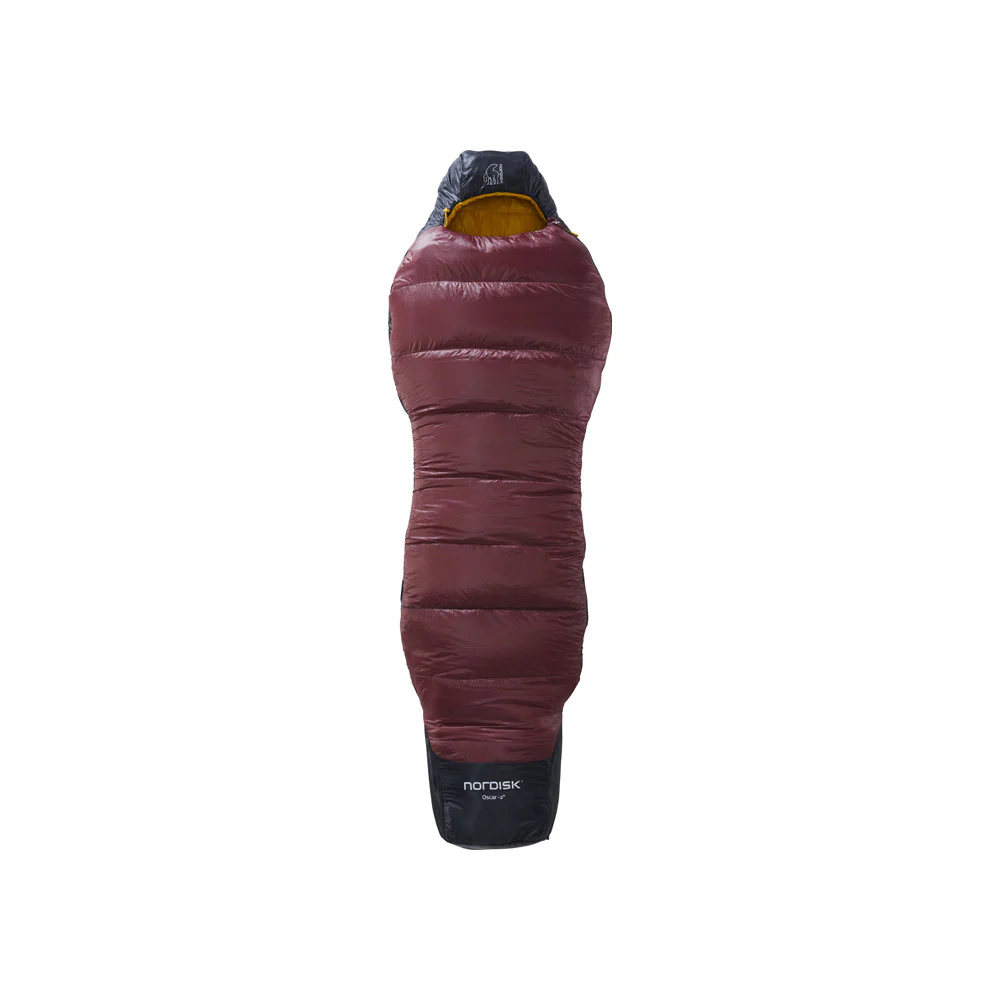 Nordisk Oscar -2º Curve L granate - Saco de dormir