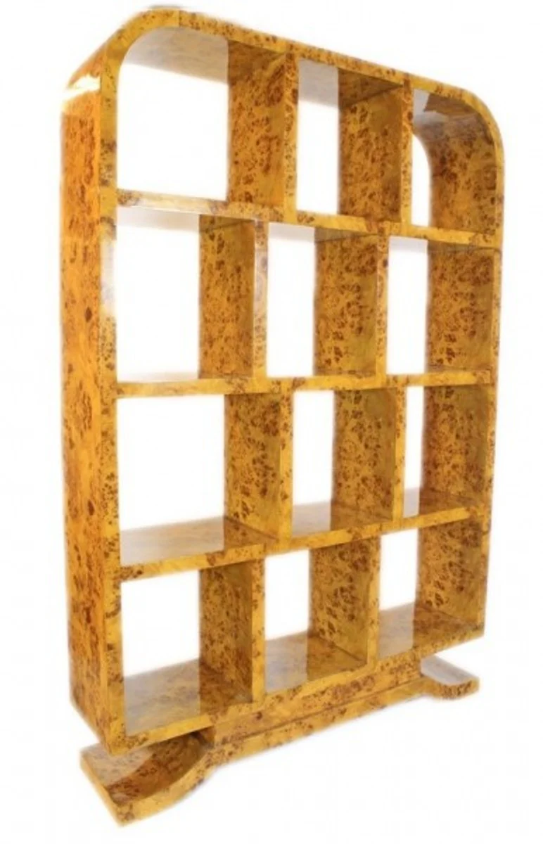 Casa Padrino Art Deco bookcase birdseye - Artdeco bookcase shelving furniture antique style