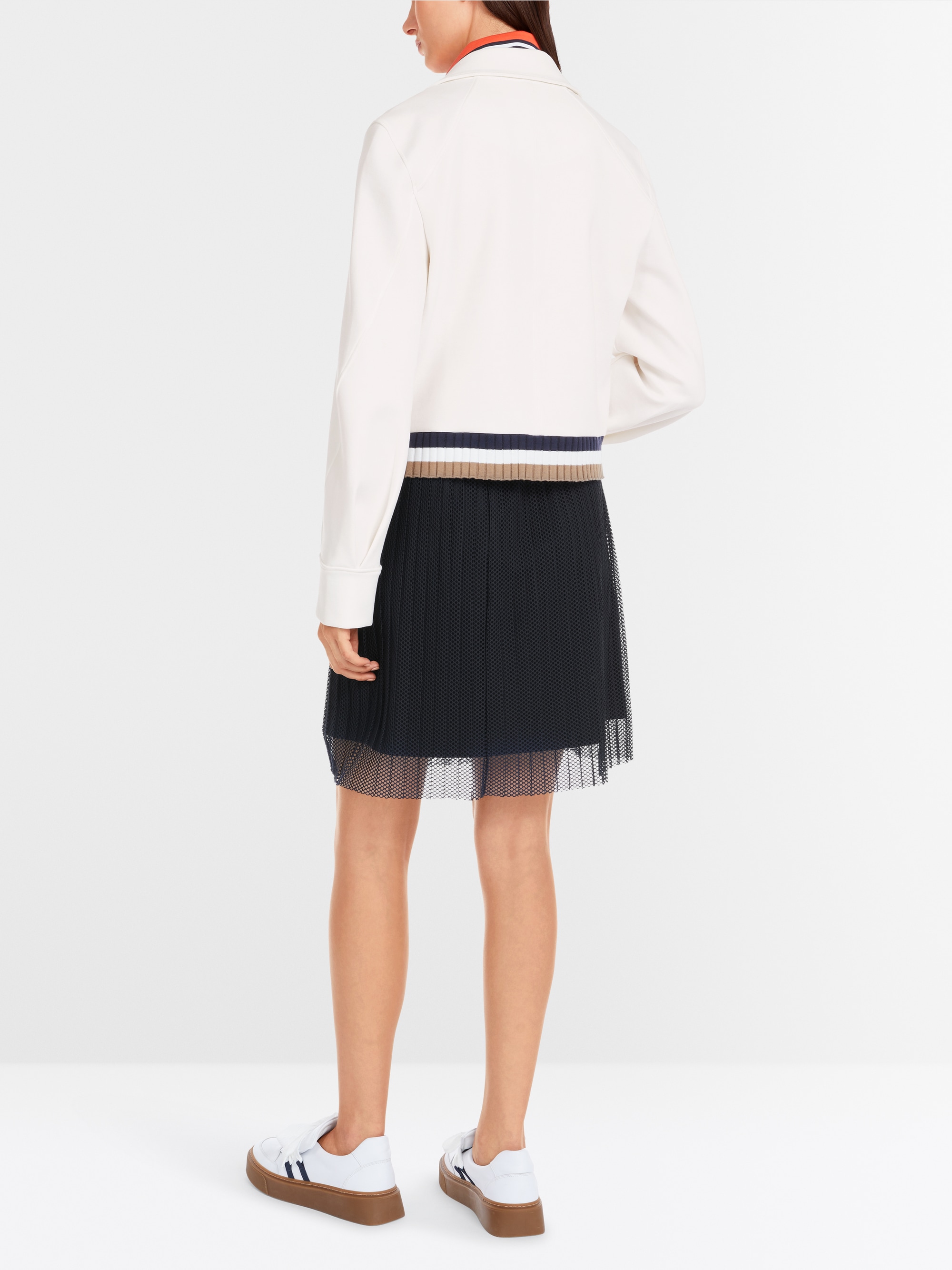 Marc-Cain Jersey blazer in bomber style