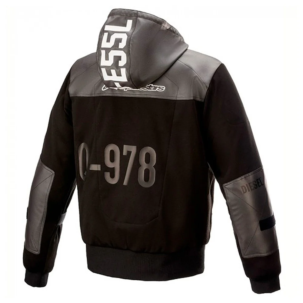 SUDADERA ALPINESTARS x DIESEL ASDSL SHOTARO - NEGRO