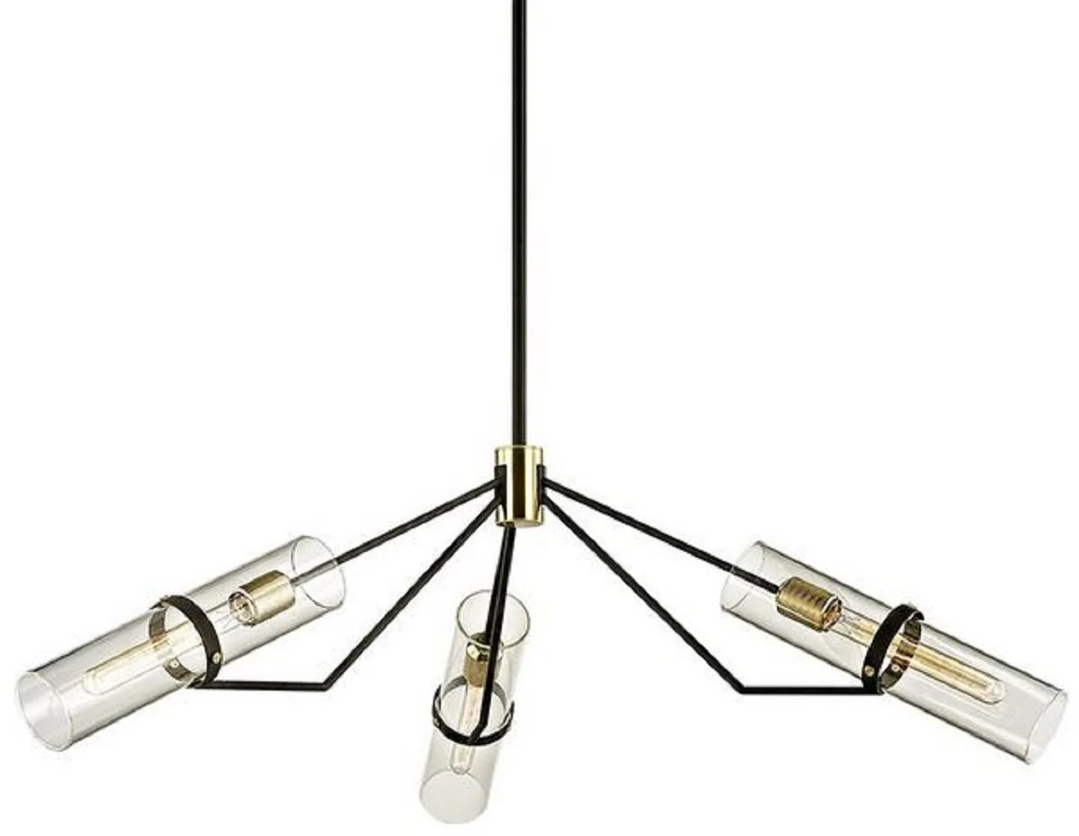 Casa Padrino araña de lujo bronce / latón 127 x H. 37,5 cm - Araña de Salón de Diseño