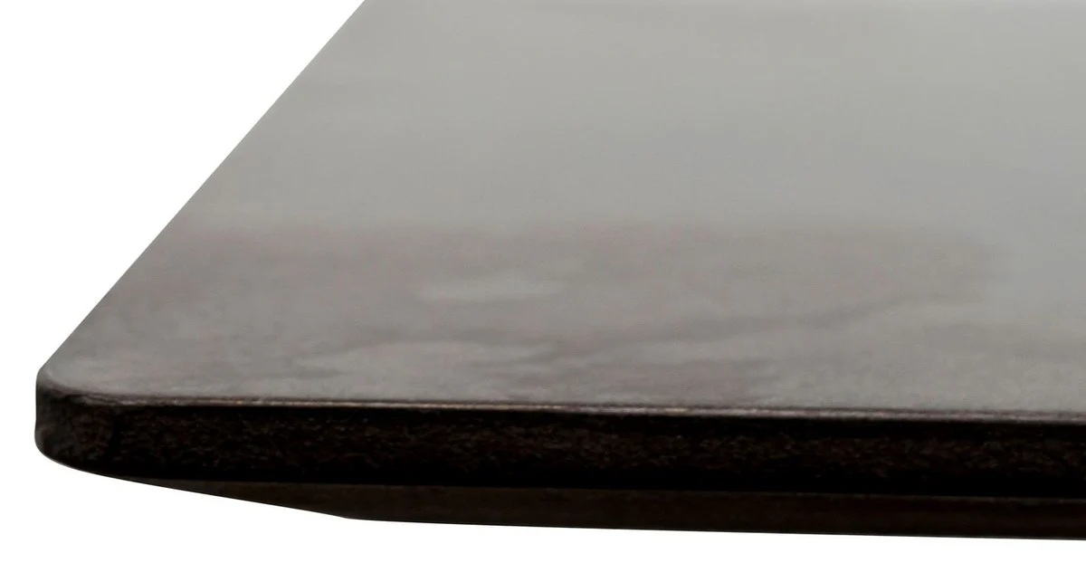 Casa Padrino mesa de bar de lujo con mesa revestida de mineral 70 x 70 x H. 100 cm - Colección de Lujo