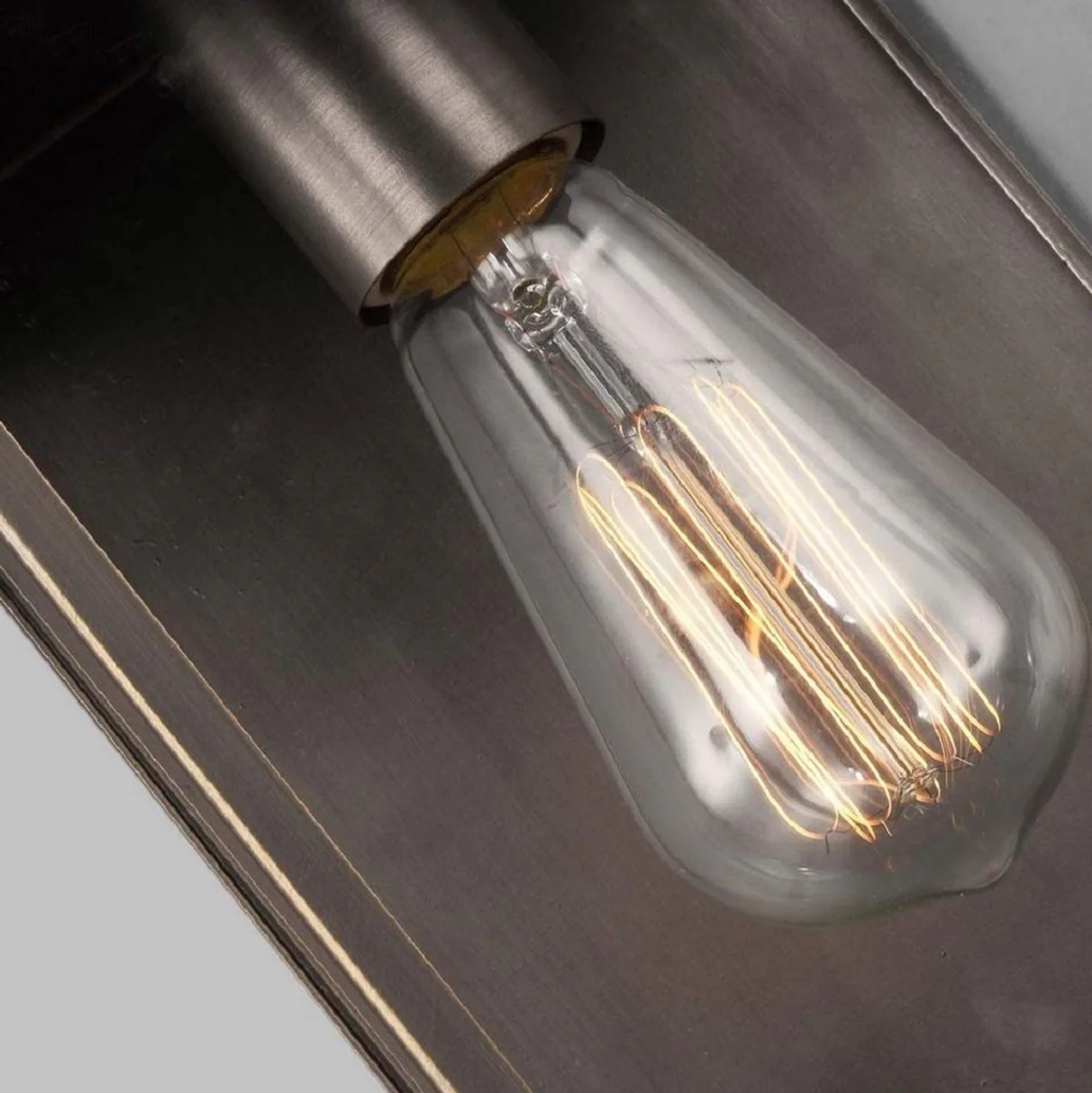 Casa Padrino l¨¢mpara de pared de exterior de lujo bronce antiguo A. 26,1 cm - Iluminaci¨®n exterior de lujo