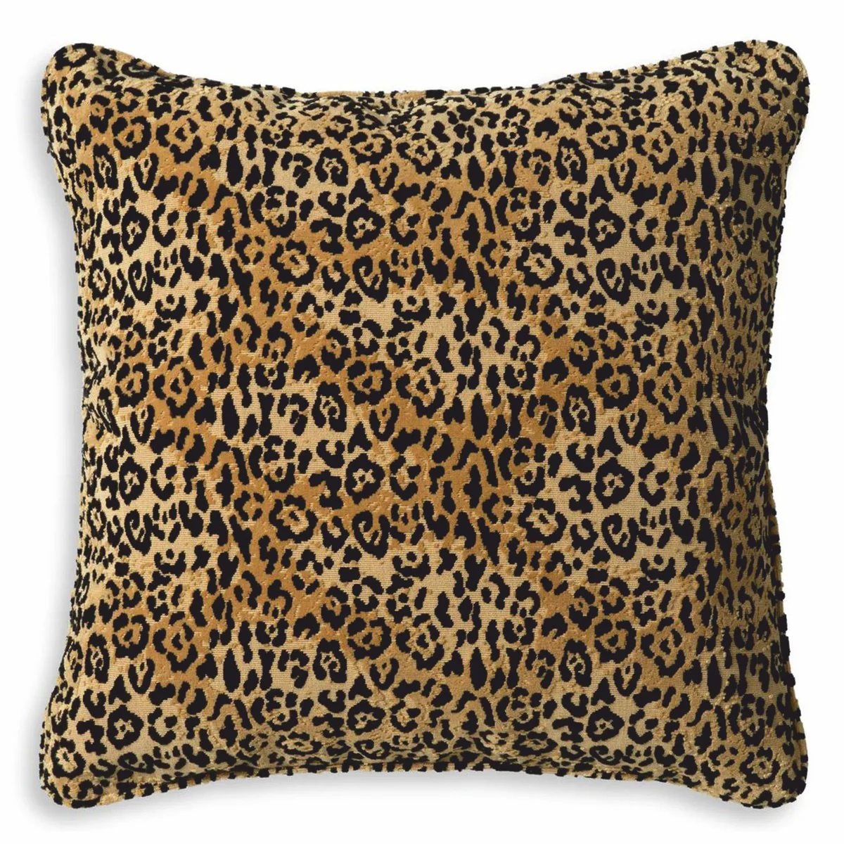 Casa Padrino cojín decorativo de lujo leopardo beige / negro 60 x 60 cm - Accesorios decorativos