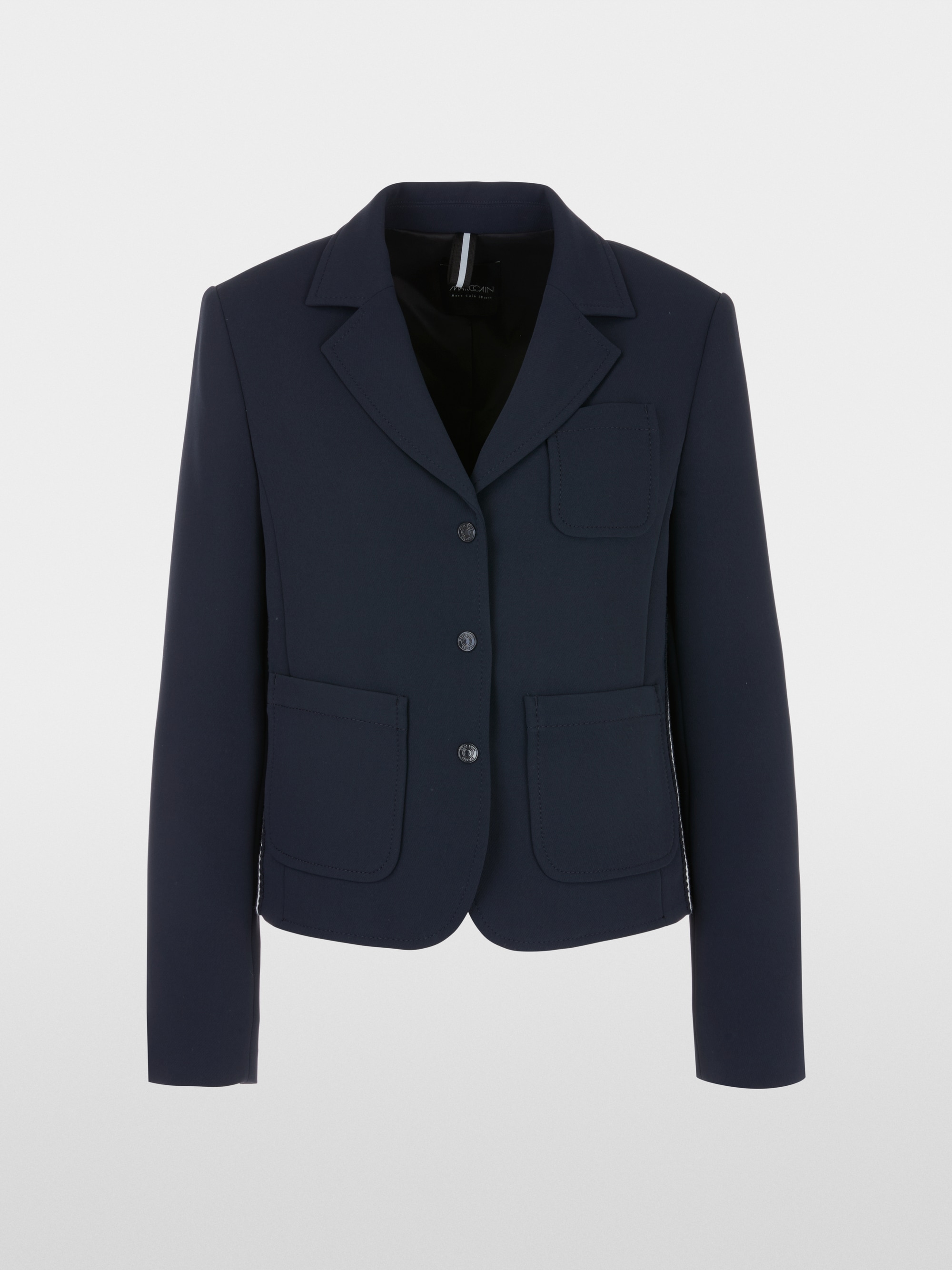 Marc-Cain Solid blazer with patch pockets