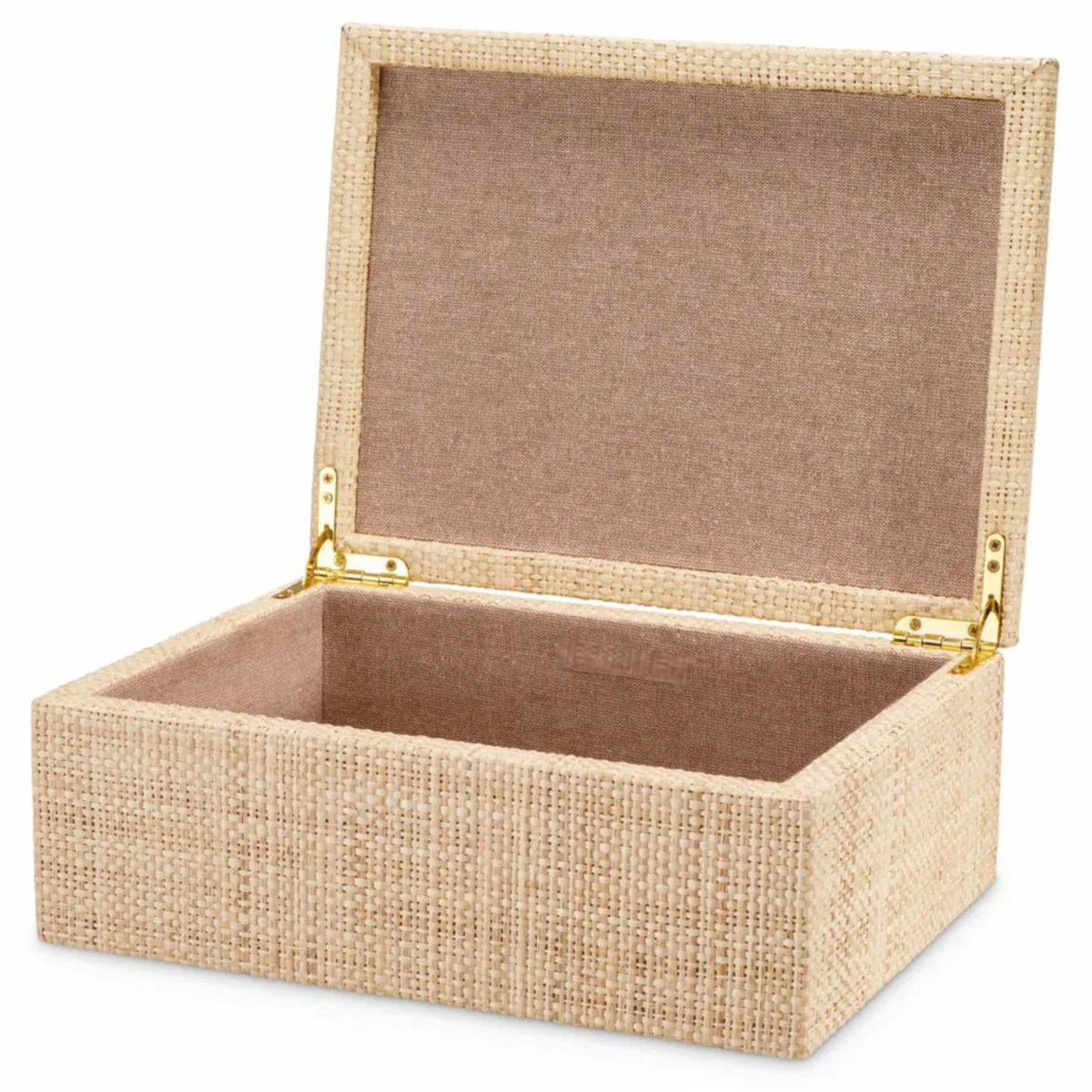 Luxus Aufbewahrungsbox Naturfarben 28 cm - Luxus Accessoires