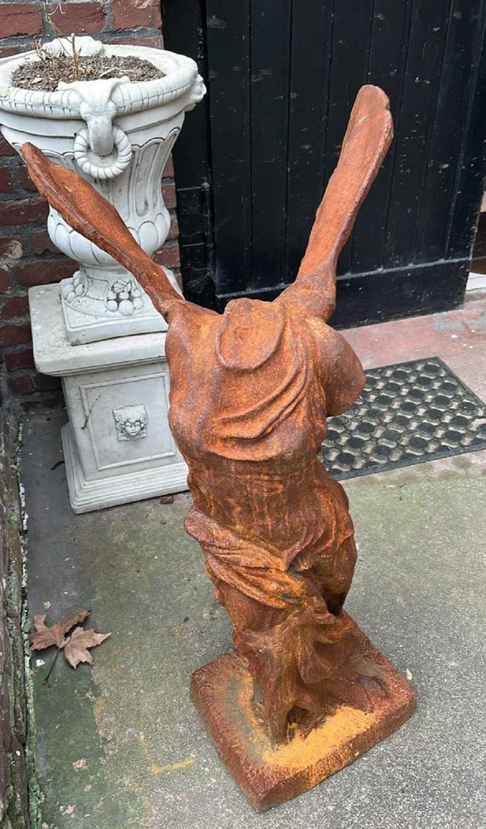 Jugendstil Garten Deko Gusseisen Skulptur Rost H. 97 cm