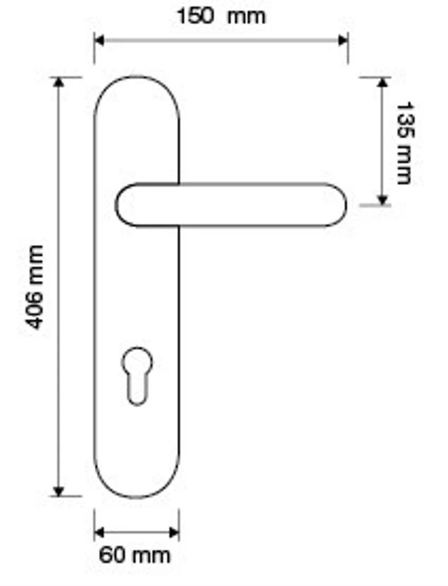Luxus Jugendstil Türbeschlag mit Schutzgarnitur Türdrücker Milano Messing Massiv - French Gold