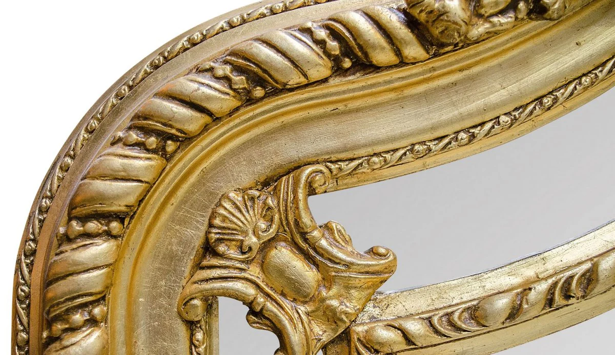 Barockstil Wandspiegel Gold 108 x H. 200 cm - Edel & Prunkvoll