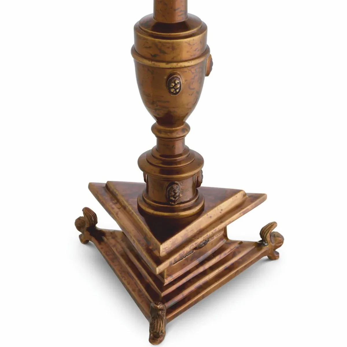 Luxus Barock Kerzenständer Antik Gold H. 39,5 cm - Barock Deko