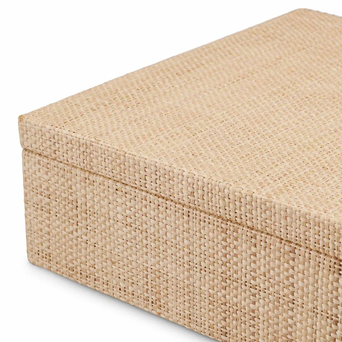 Luxus Aufbewahrungsbox Naturfarben 40 cm - Luxus Accessoires