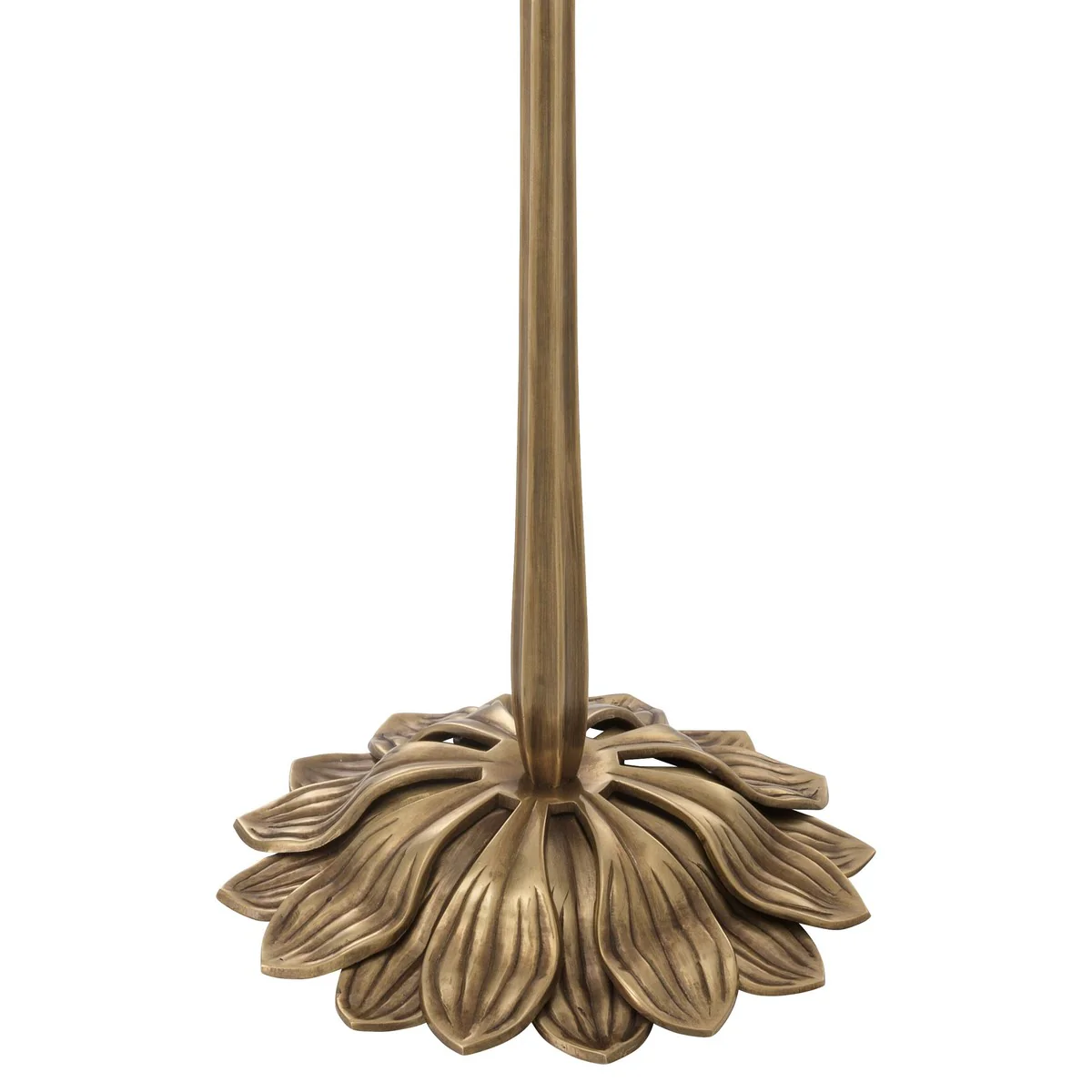 Luxus Kerzenhalter Vintage Messingfarben / Schwarz 19 x H. 47 cm - Luxus Qualität