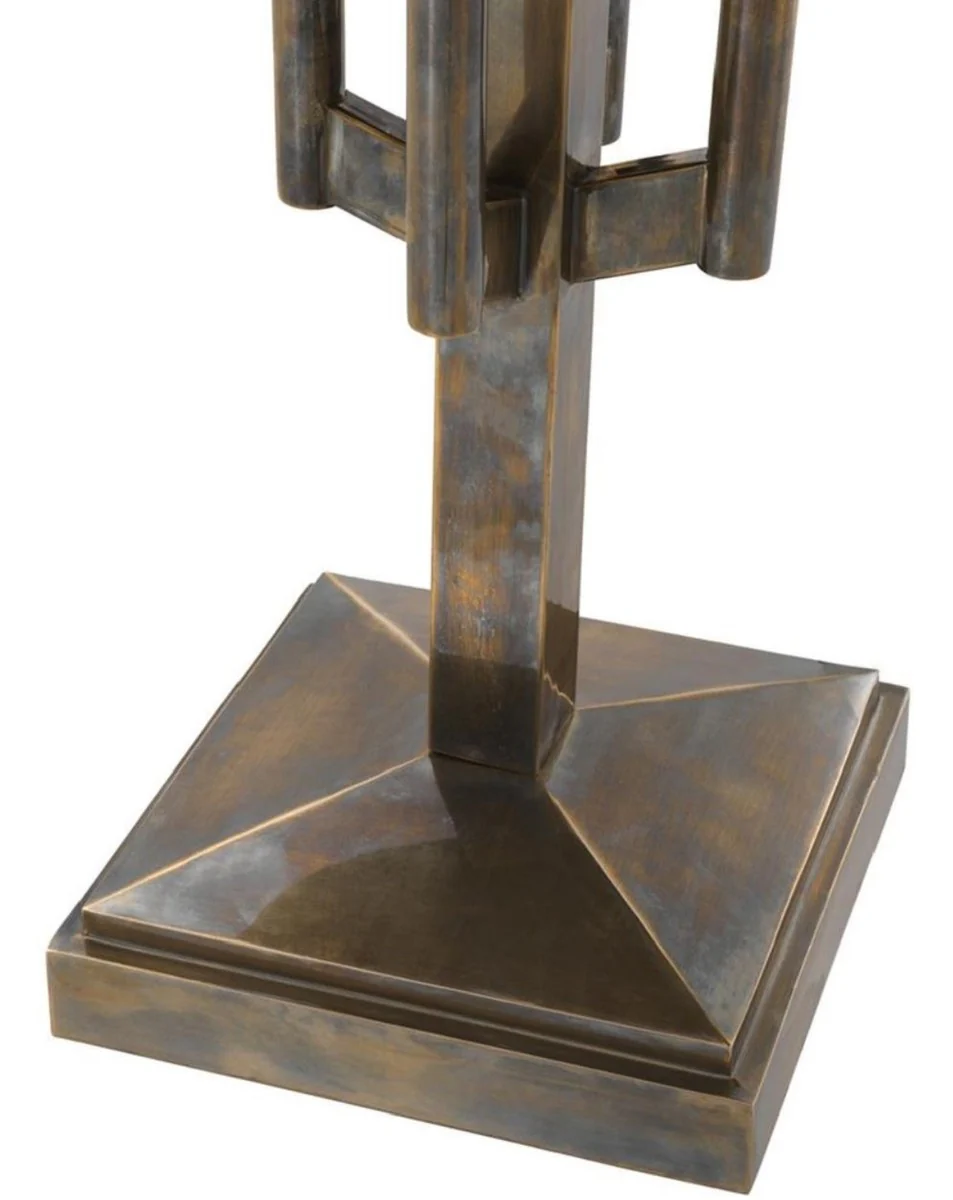 Luxus Tischleuchte Vintage Messingfarben Ø 52 x H. 85 cm - Hotel & Restaurant Tischlampe