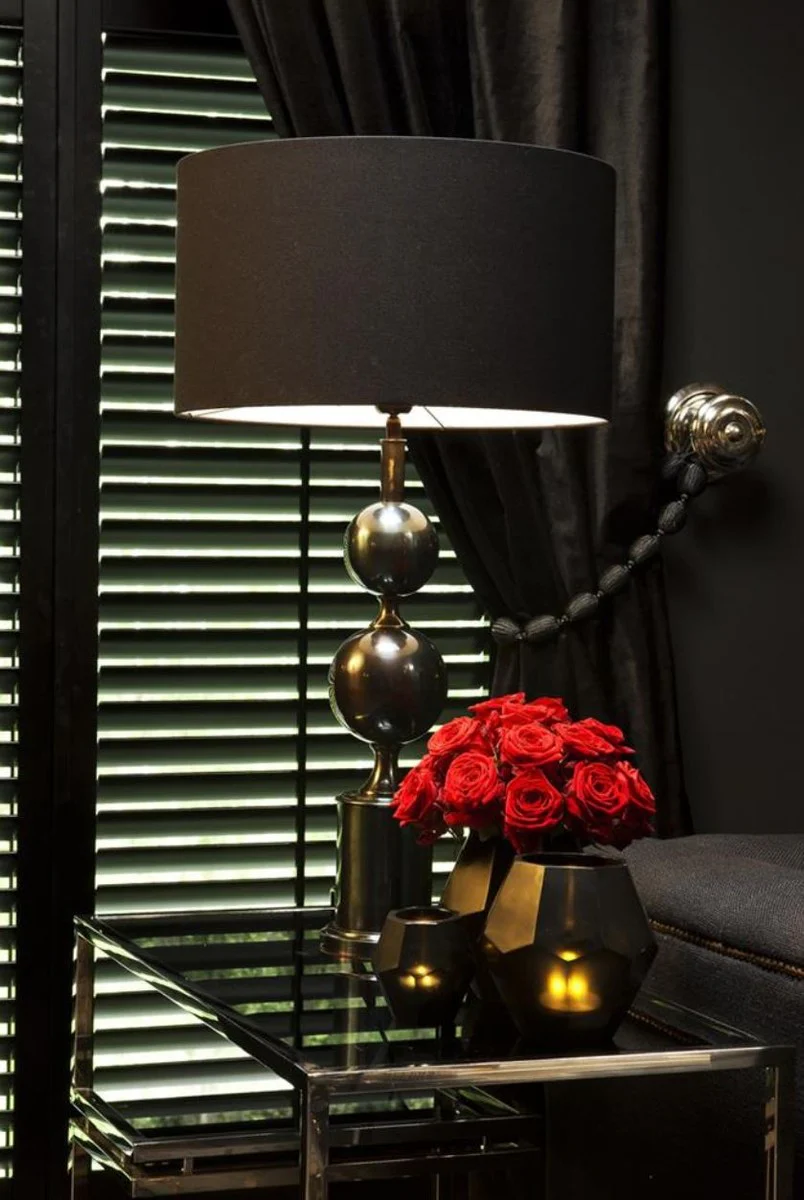 Teelichthalter Set Schwarz 17 x H. 16 cm - Luxus Qualität