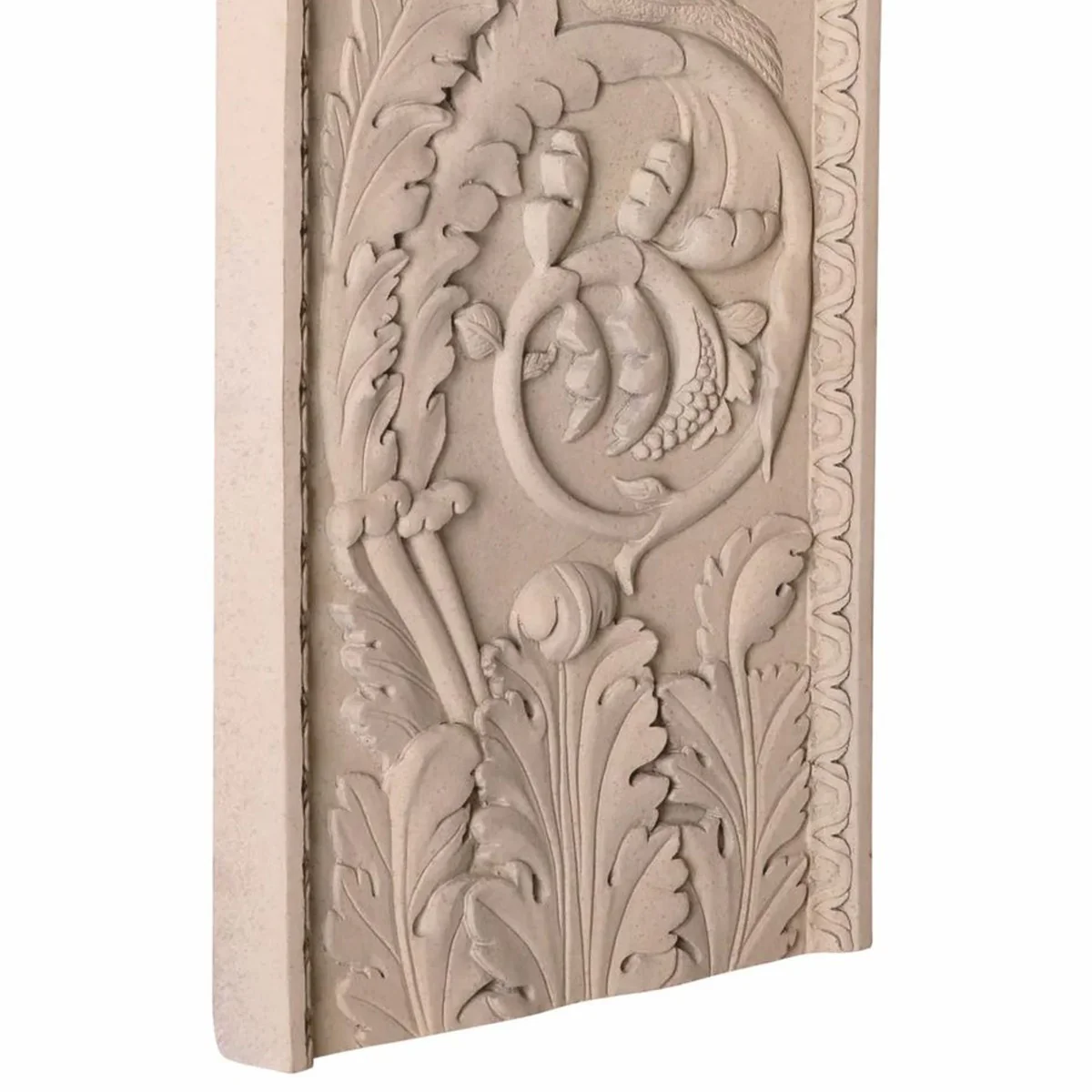 Luxus Barock Wandrelief Sandfarben 179 cm - Barock Wanddeko