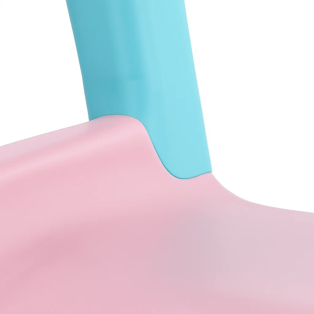 Rosa Rutsche 160x42x78 cm für Kinder von 2 bis 6 Jahren, faltbar - flnDAuTv77bw