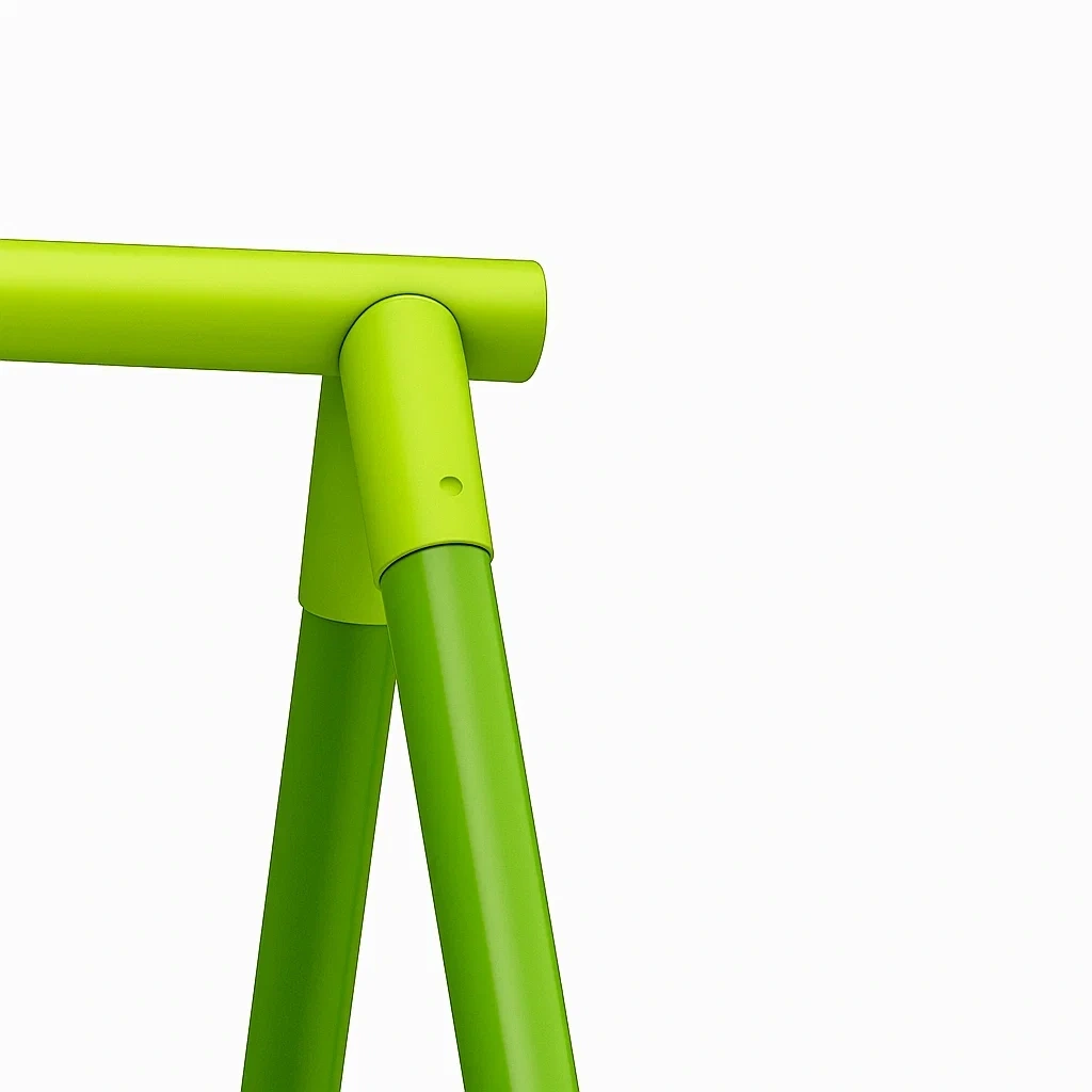 Kinderschaukel 260x185x175 cm grün Metall/Kunststoff - ZxWKoiMn27Rg