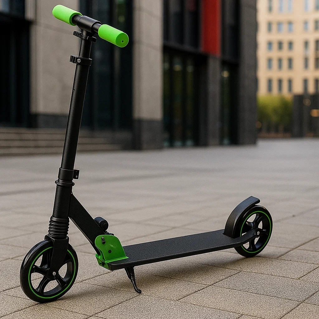 Kinderroller, Schwarz und Grün, Alter 6-10 - eUEyUzna53zs