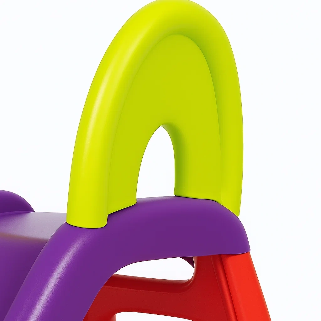 Rutsche 170x80x110 cm, lila und rosa, 2 bis 6 Jahre, faltbar - oqLxIXrW71dz