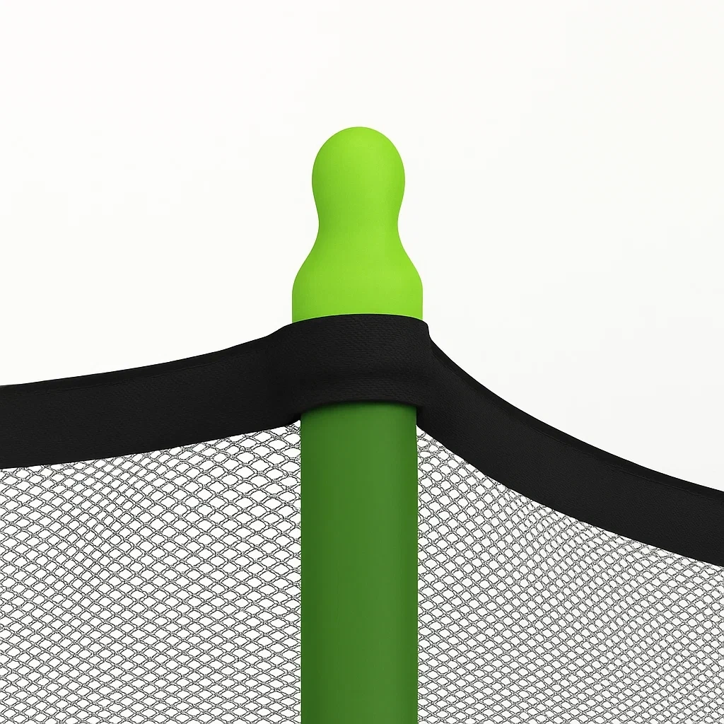 Trampolin 305x250 cm Grün/Schwarz - uRfmPavW25Eq