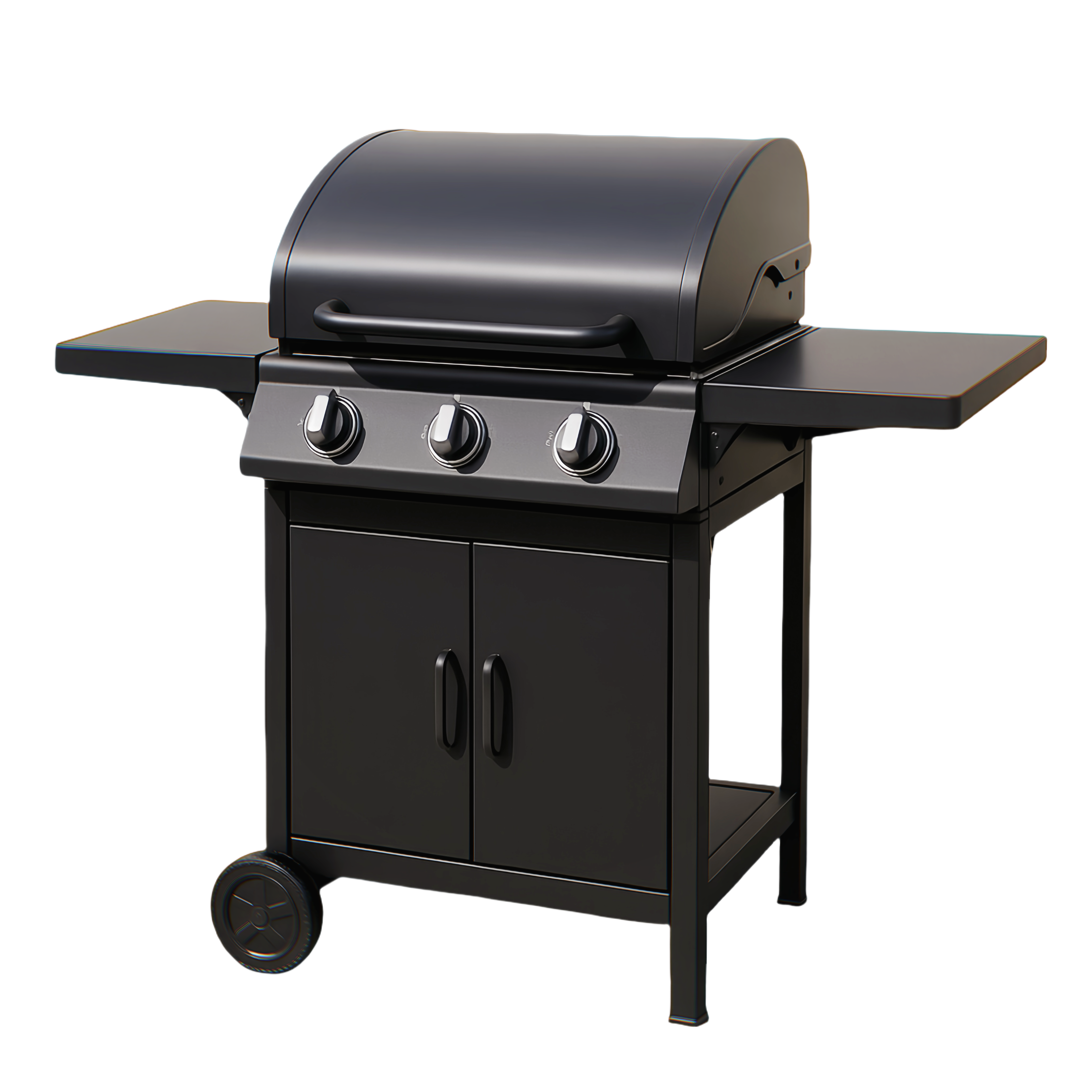 Gasgrill 110x55x130 cm schwarz JxKuZTT353hT