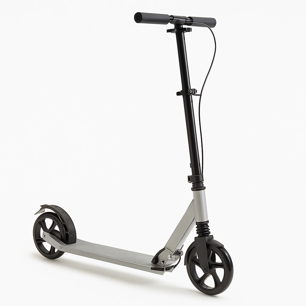 Kinderroller schwarz/grau, geeignet für Kinder von 6 bis 12 Jahren - jckpgfba54HL