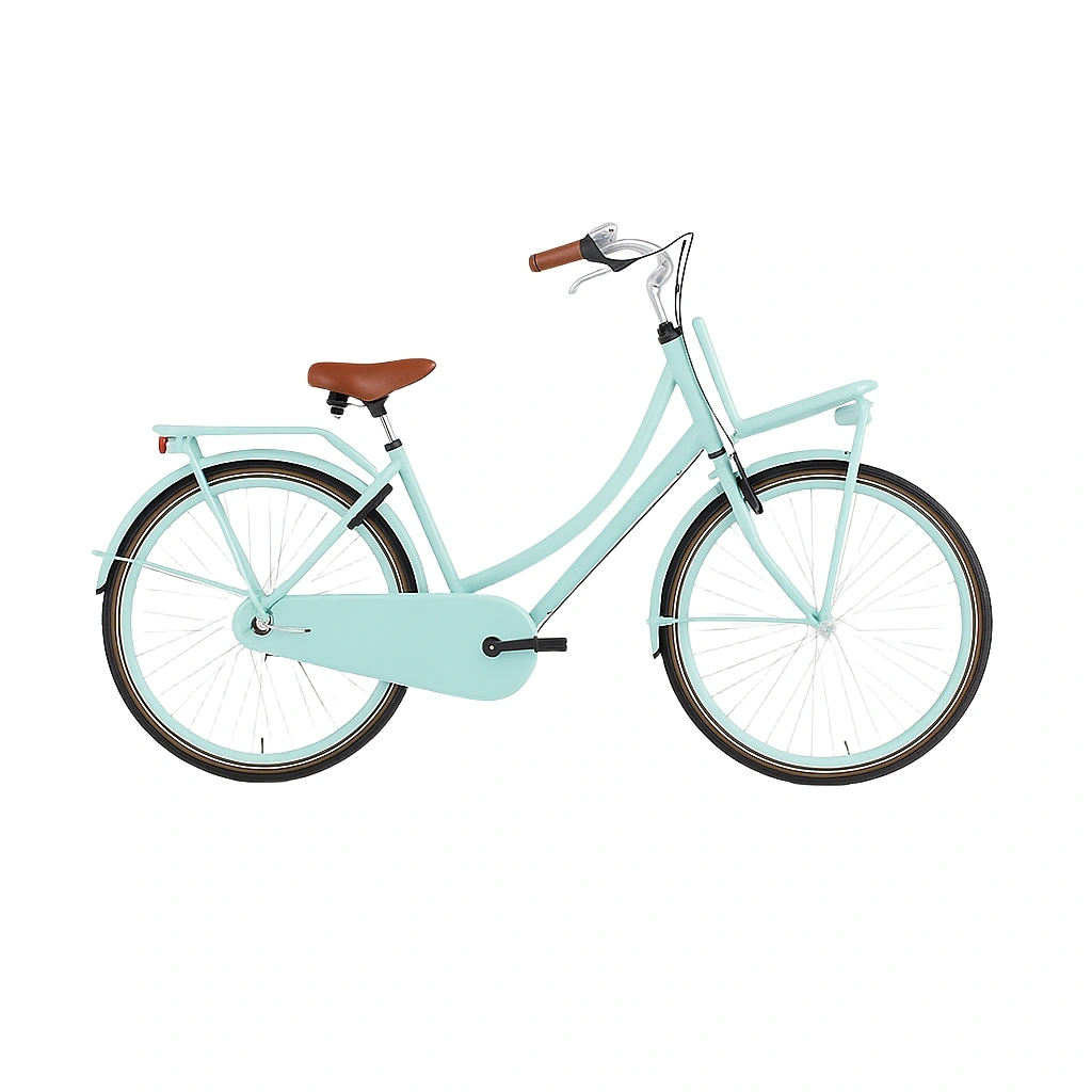 Hellblaues, metallisch glänzendes Kinderfahrrad - RxiQEYcC92IN