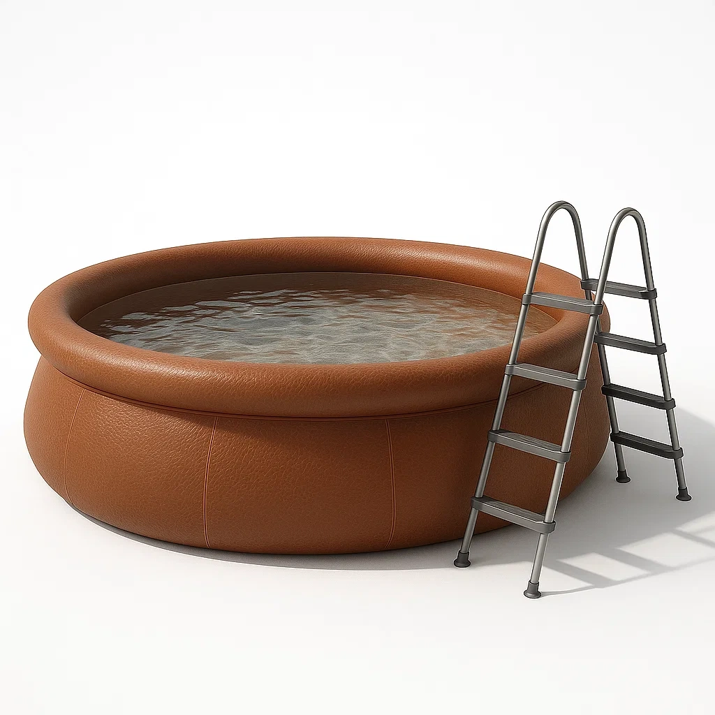 Abnehmbares Schwimmbecken 300x75 cm, braun mit Filter iDbHfhCZ40ca