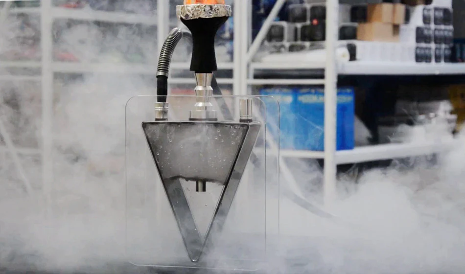 Arabic hookah acrylic triangular kettle hookah set plastic kettle / - RORA