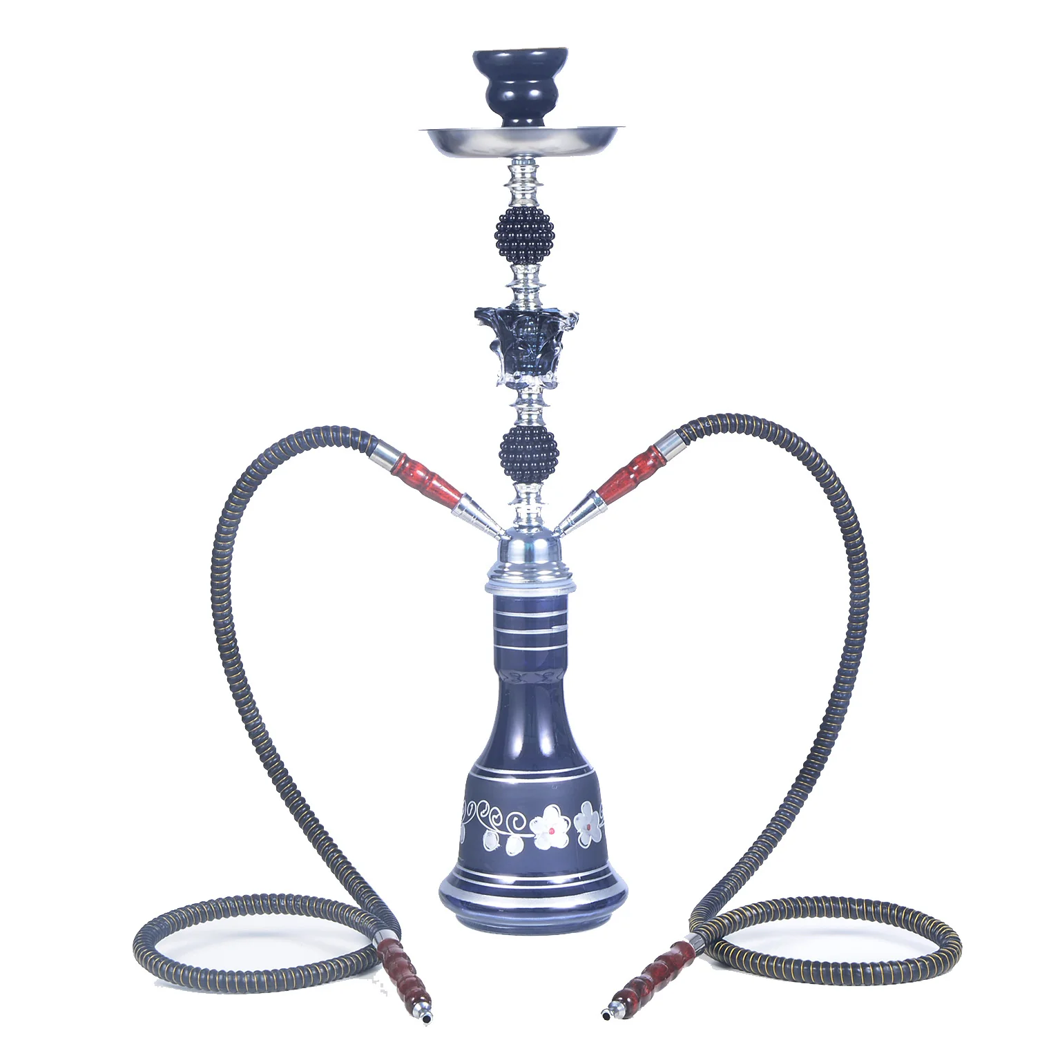 Double-barreled glass hookah Arabic large hookah shisha - RORA
