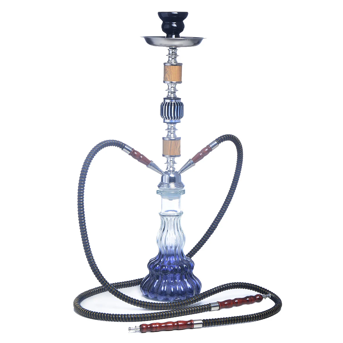 Arabian double barrel hookah set glass hookah - RORA