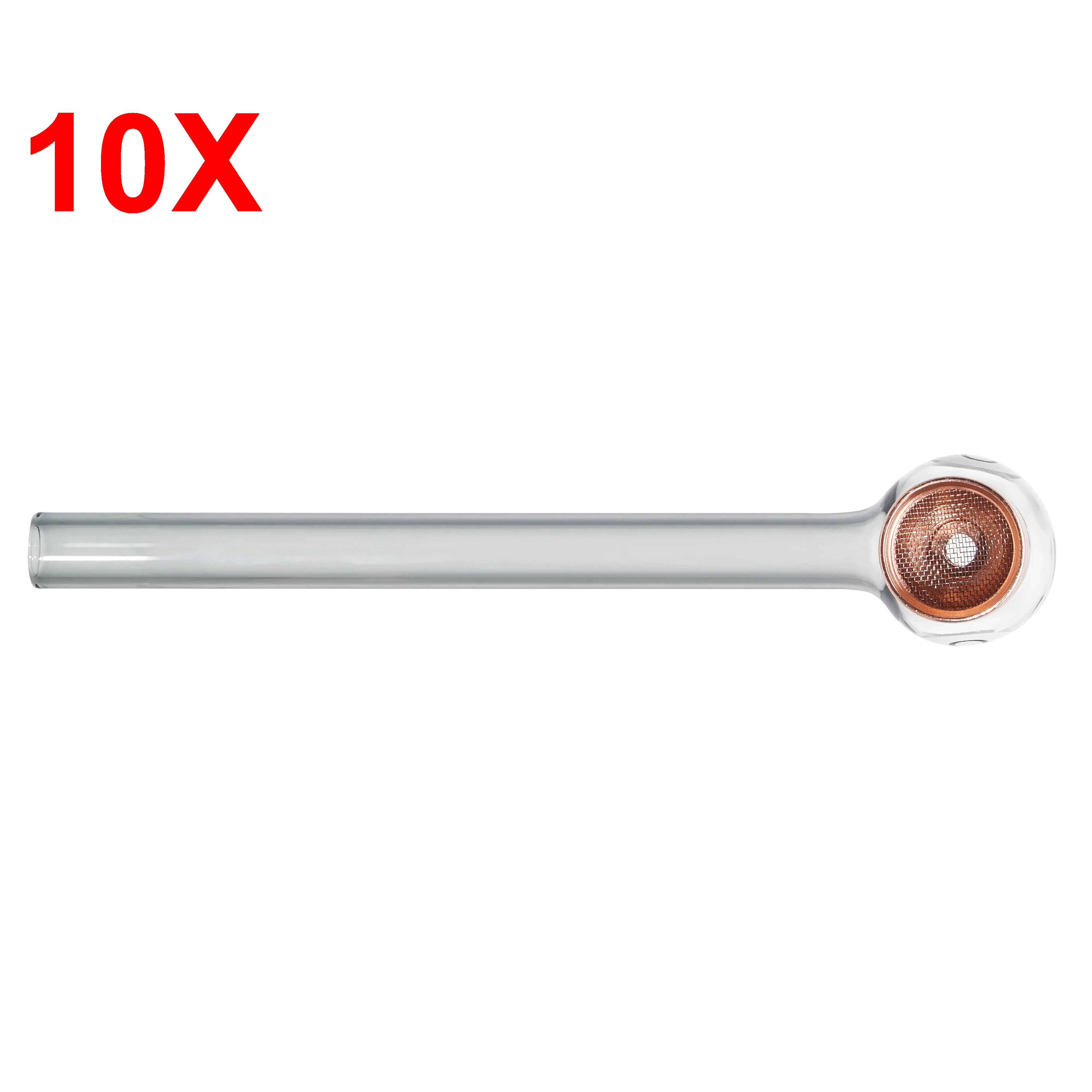 Golden Glass Pipe Oil Burner Pipe Bong 4.7In