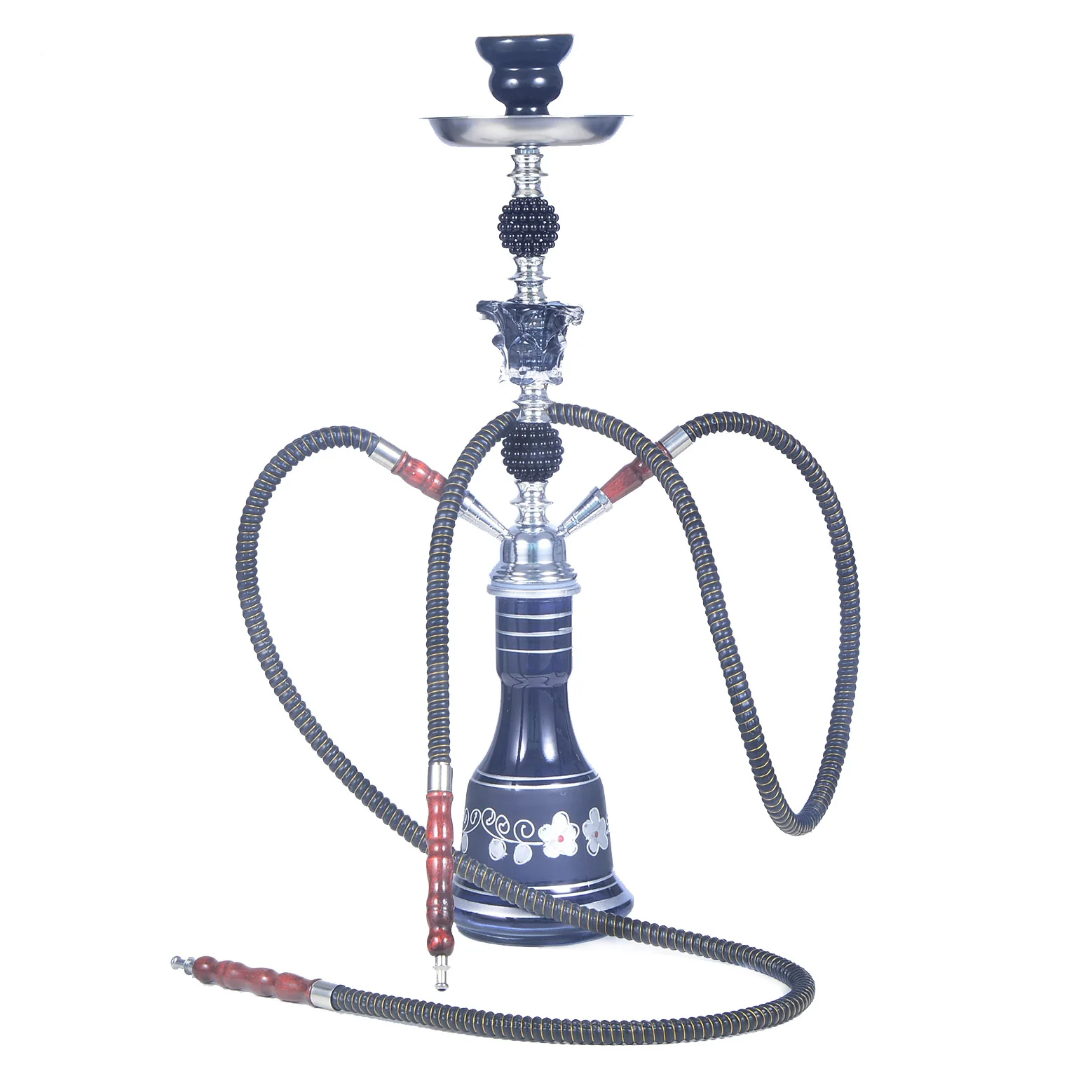 Double-barreled glass hookah Arabic large hookah shisha - RORA