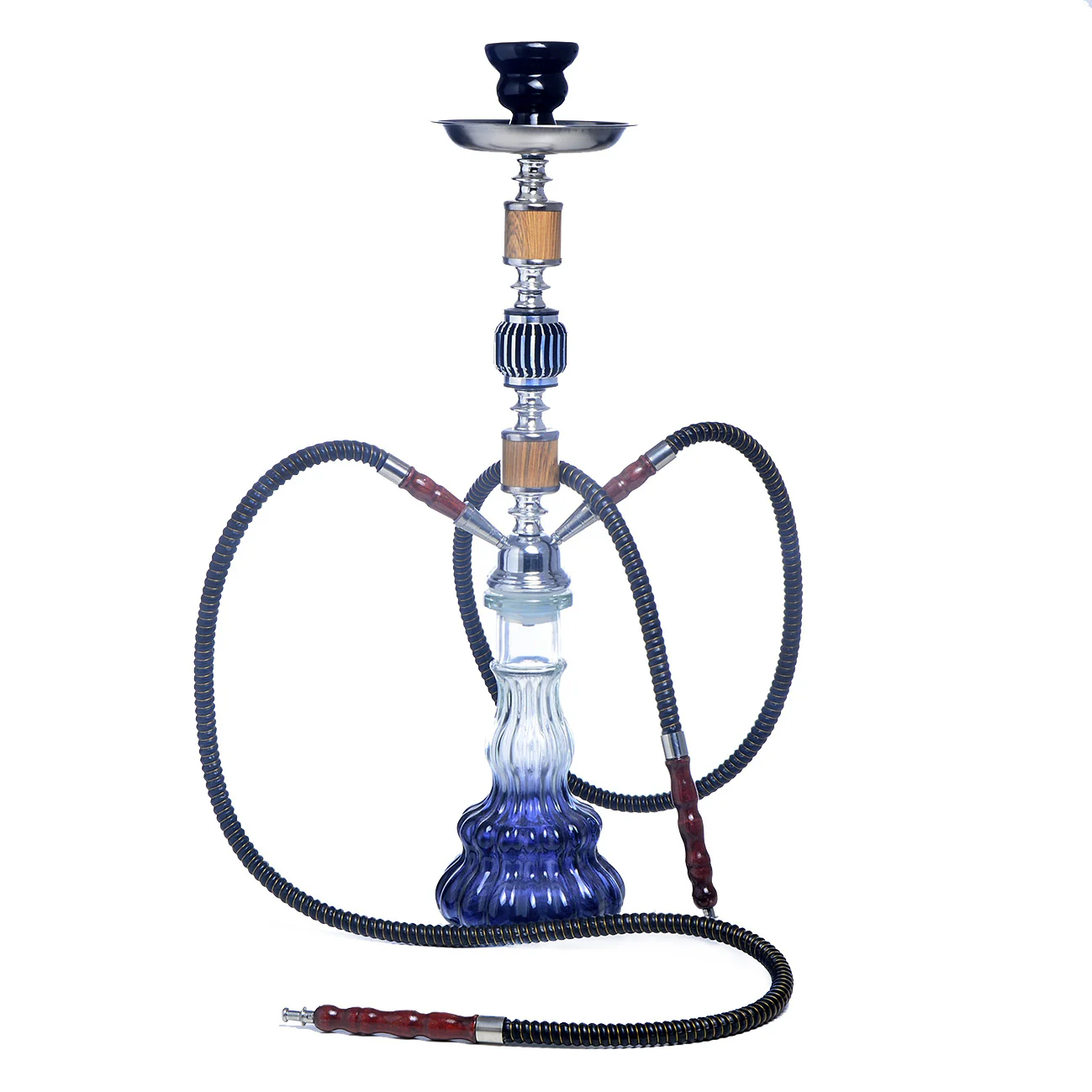 Arabian double barrel hookah set glass hookah - RORA