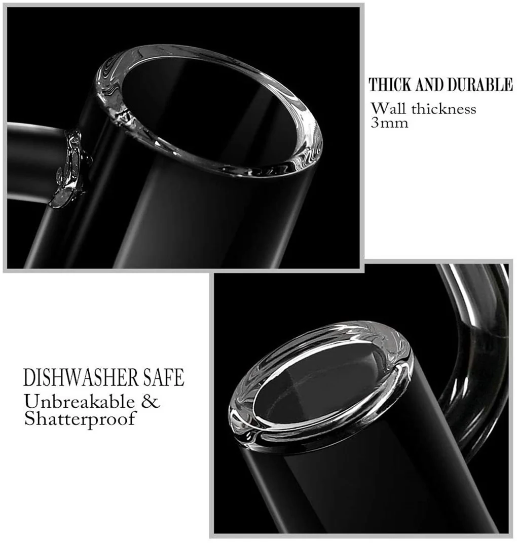 Quartz Banger Glass Cap Bong with Glow Ball | 3.7 Inch