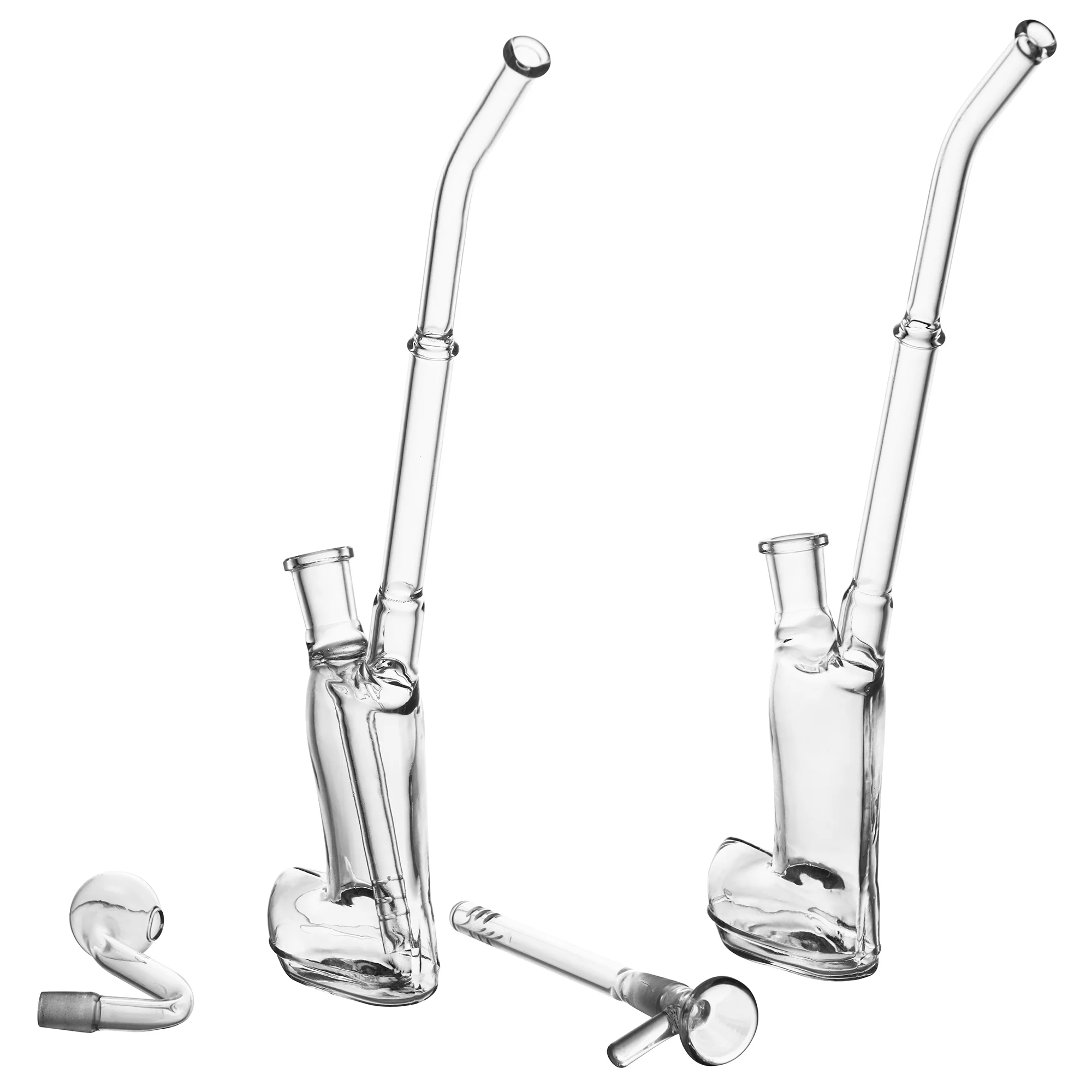 5In Mini Bong Boot Glass Water Pipes - RORA
