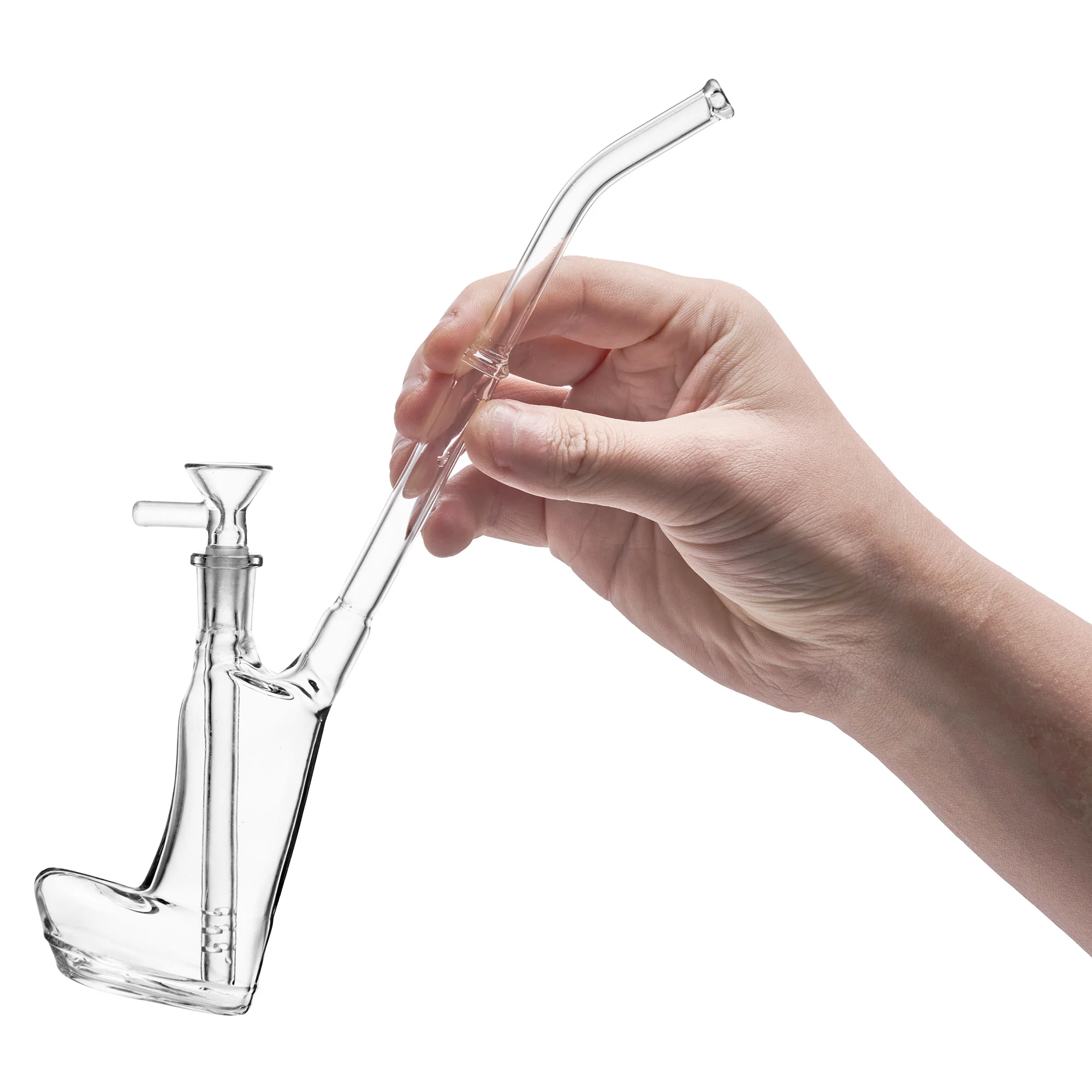 5In Mini Bong Boot Glass Water Pipes - RORA