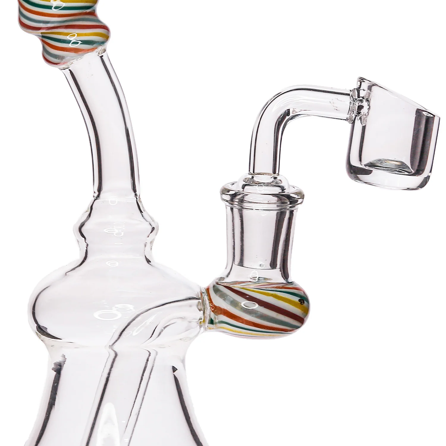 Recycler Glass Bongs | 14.5mm 6.7inch - RORA