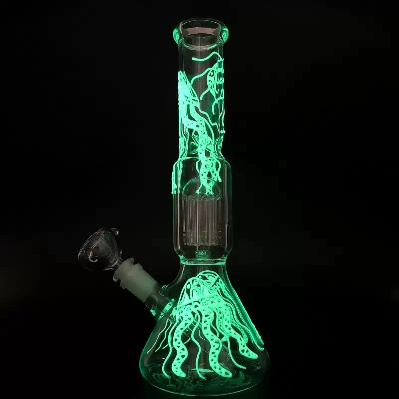 Glowing Beaker Glass Bong | 11