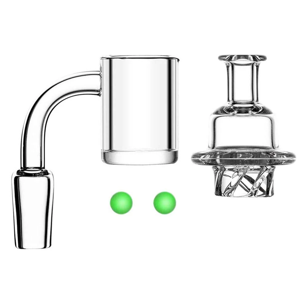 Quartz Banger Glass Cap Bong with Glow Ball | 3.7 Inch