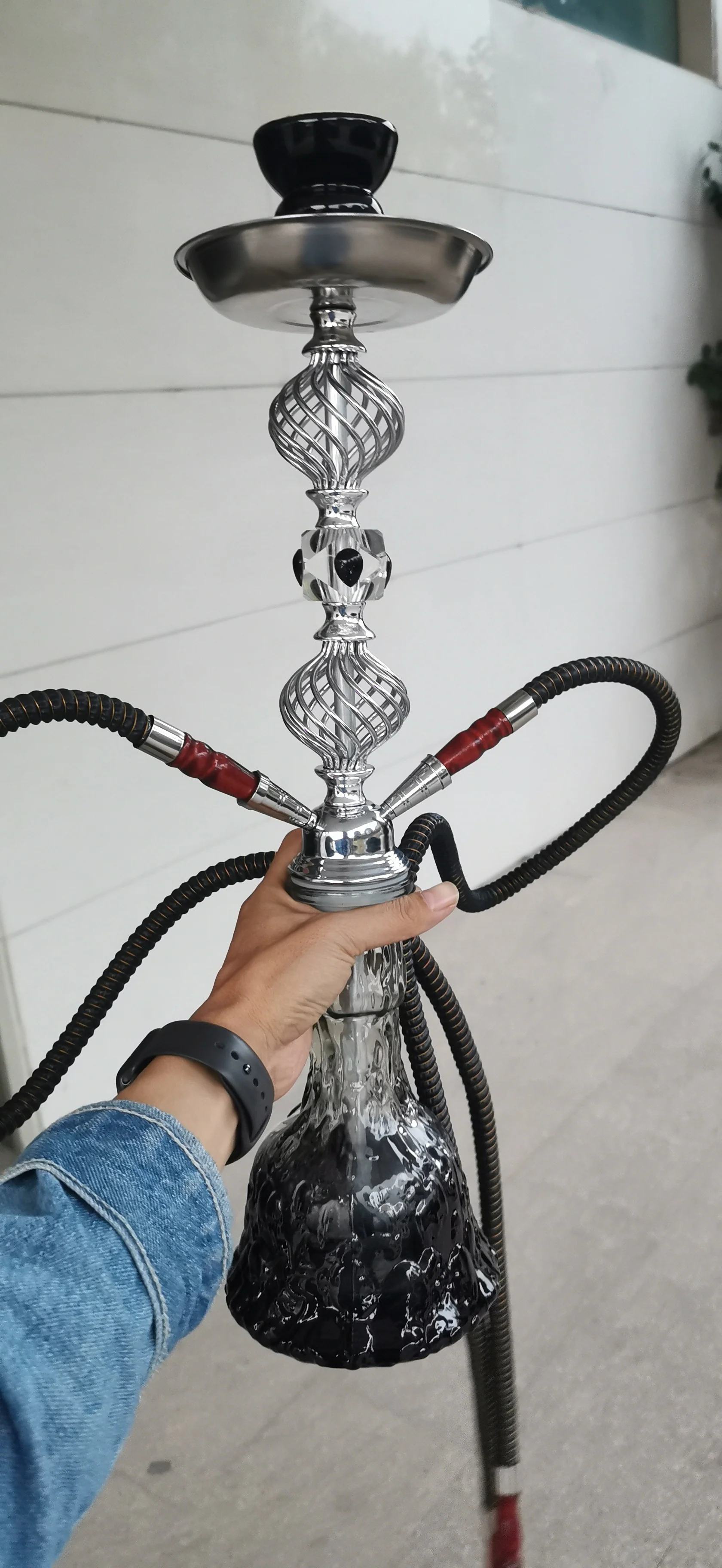 Arabian hookah double pipe set large hookah decorative pot - RORA