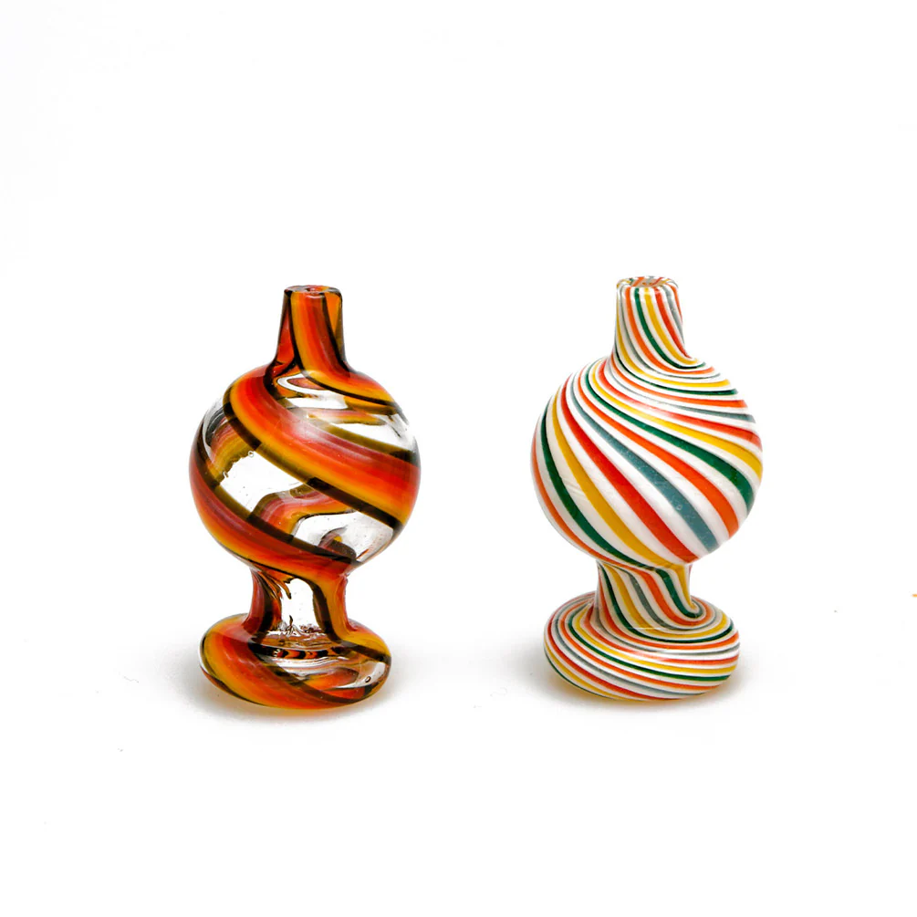 2PCS Glass Bubbler Carb Cap OD 26mm Glass Caps Ball - RORA