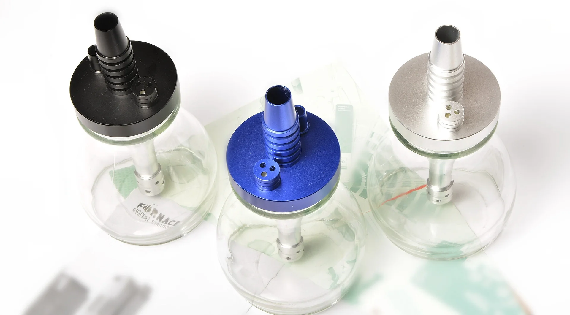 Arabic shisha glass pot set shisha / 21cm - RORA