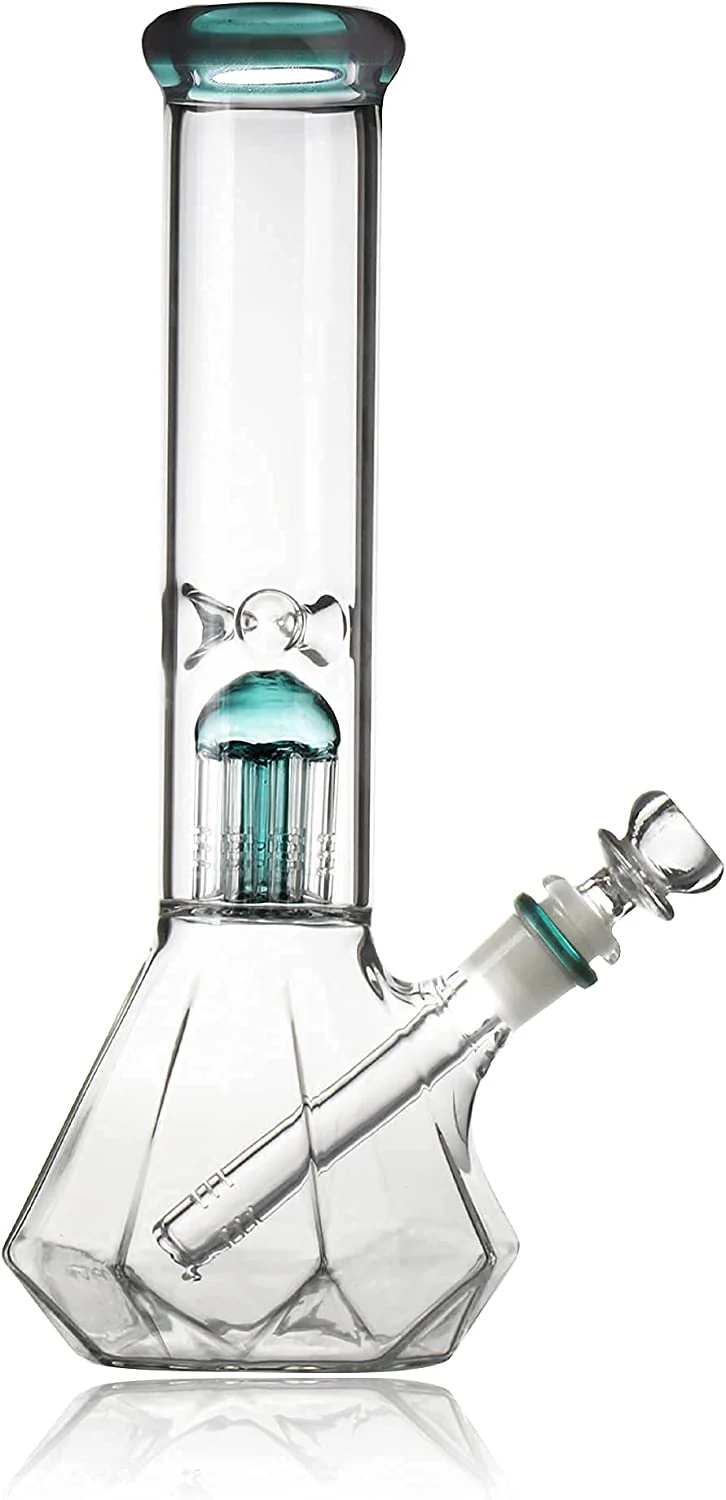 Blue Diamond Glass Bong | 12 inch - RORA