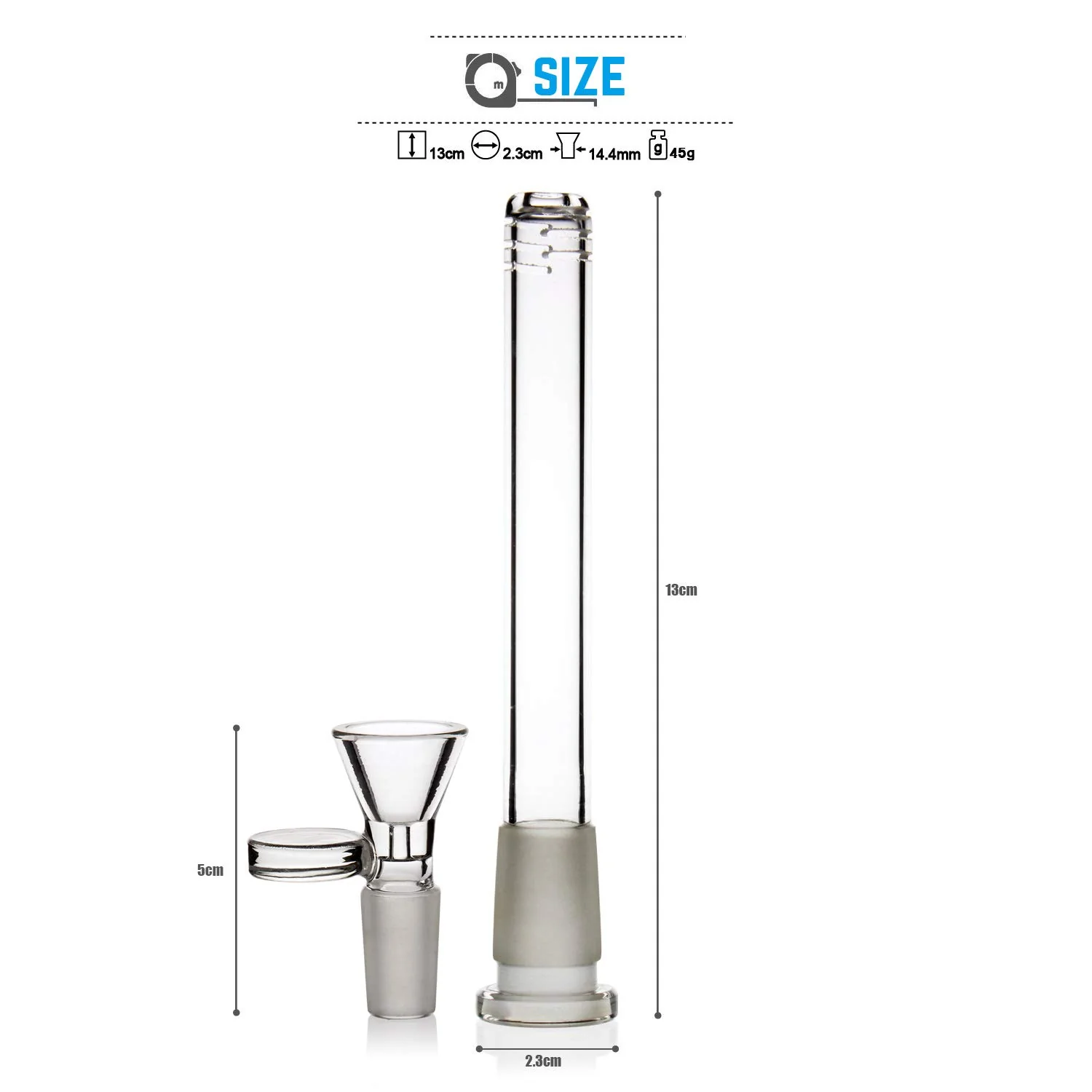 Glass Bong Bowl 14.5mm with Smoking Pipe Accessories - RORA