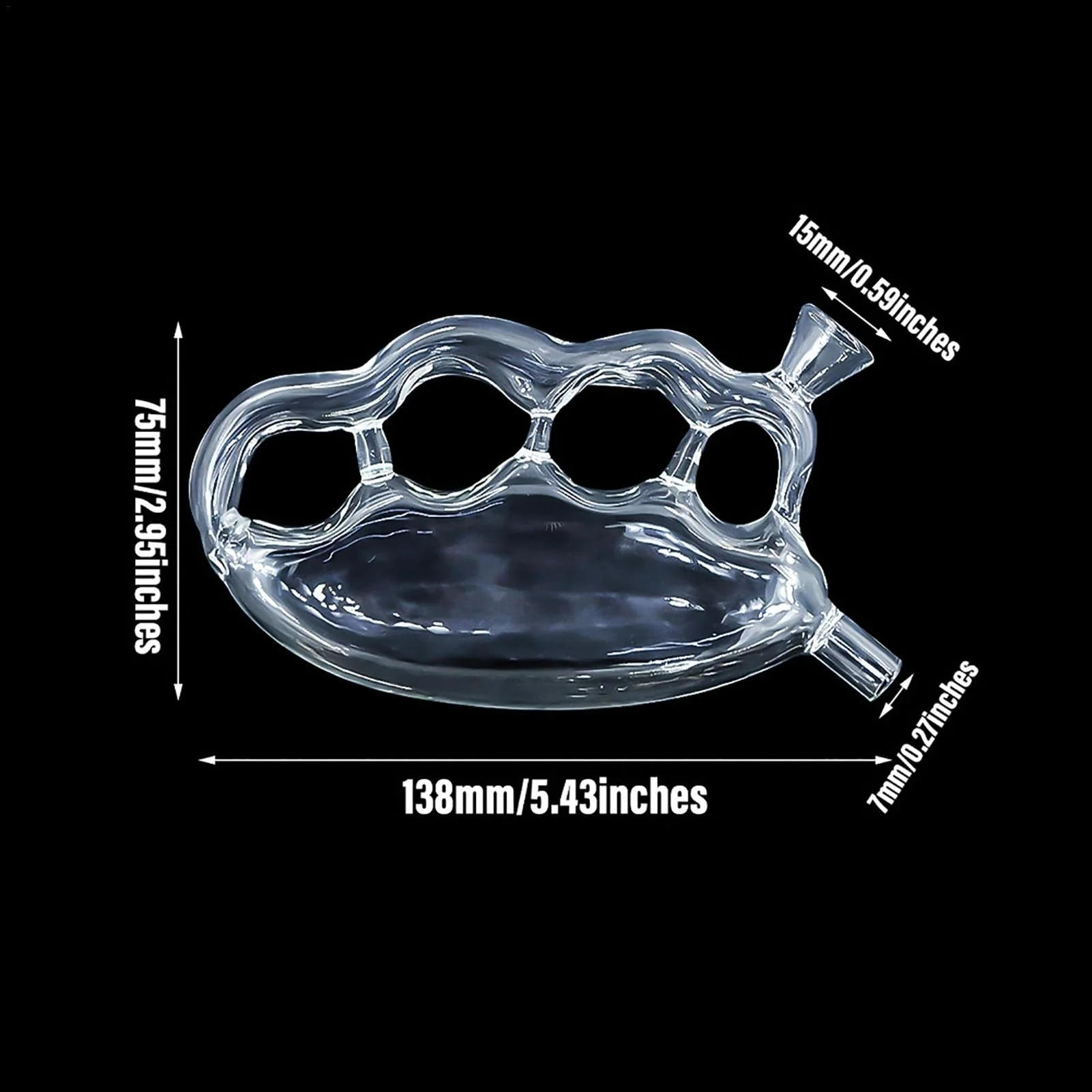 Glass Knuckle bubbler Crafts