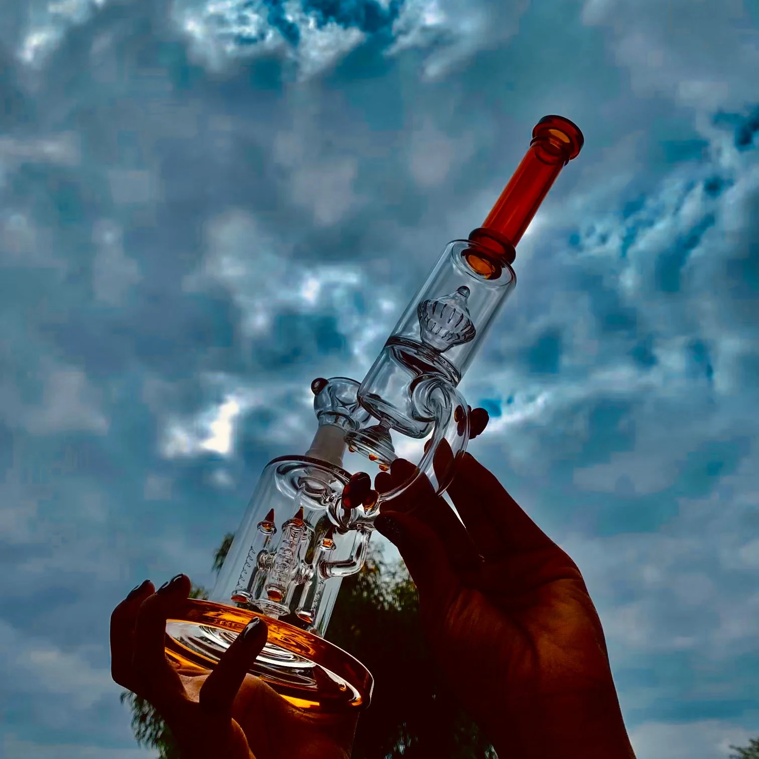 Microscope Glass Bong | 14 inch - RORA