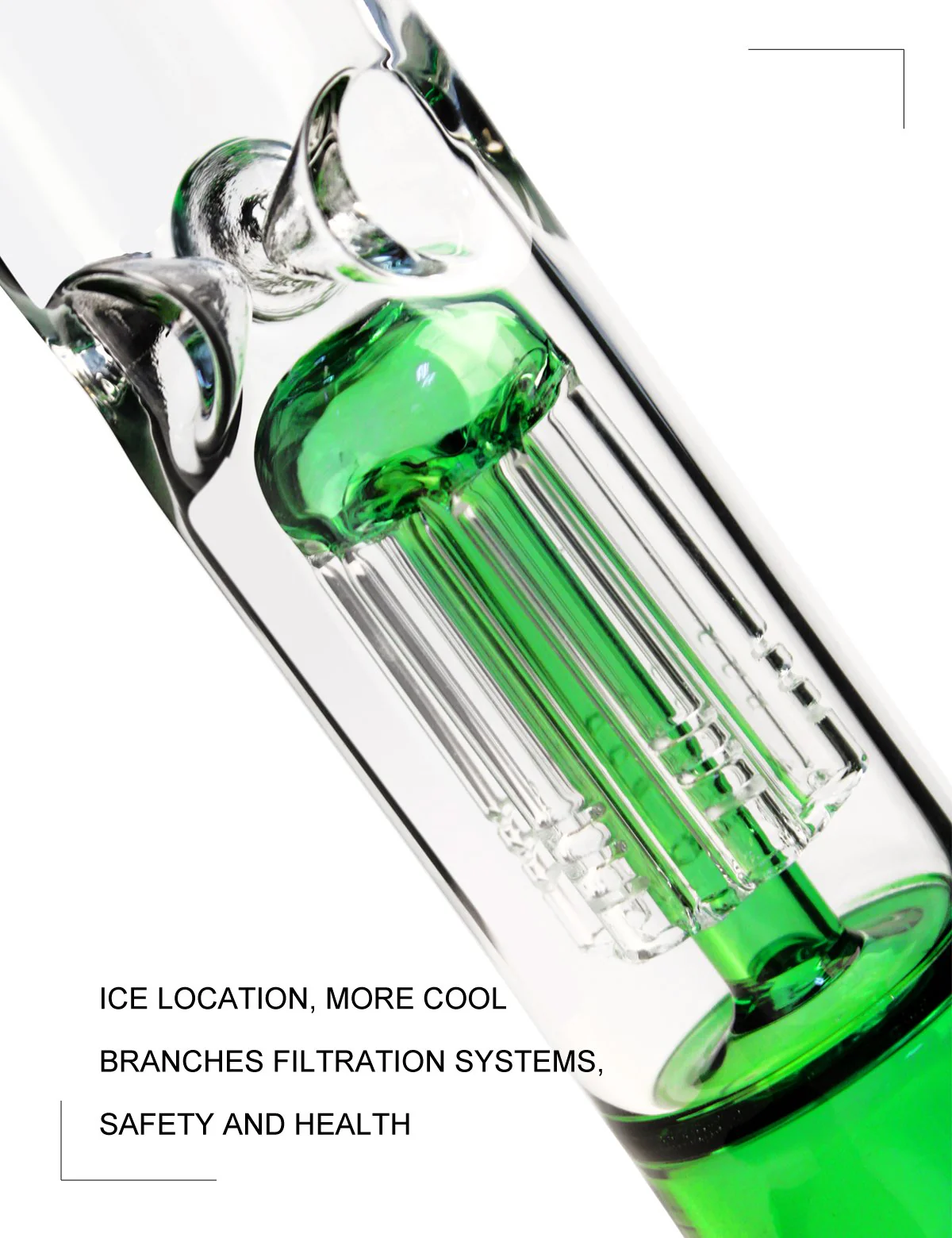 Tall Glass Bong | 14.4mm 11.8inch - RORA