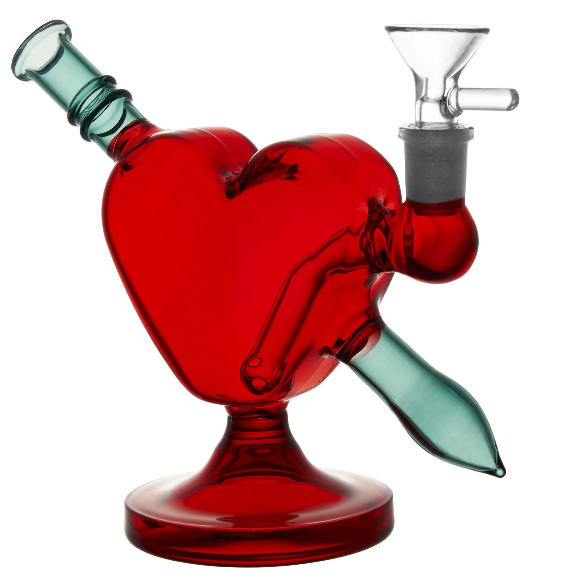 Heart and Arrow Glass Bong | 5 Inch - RORA